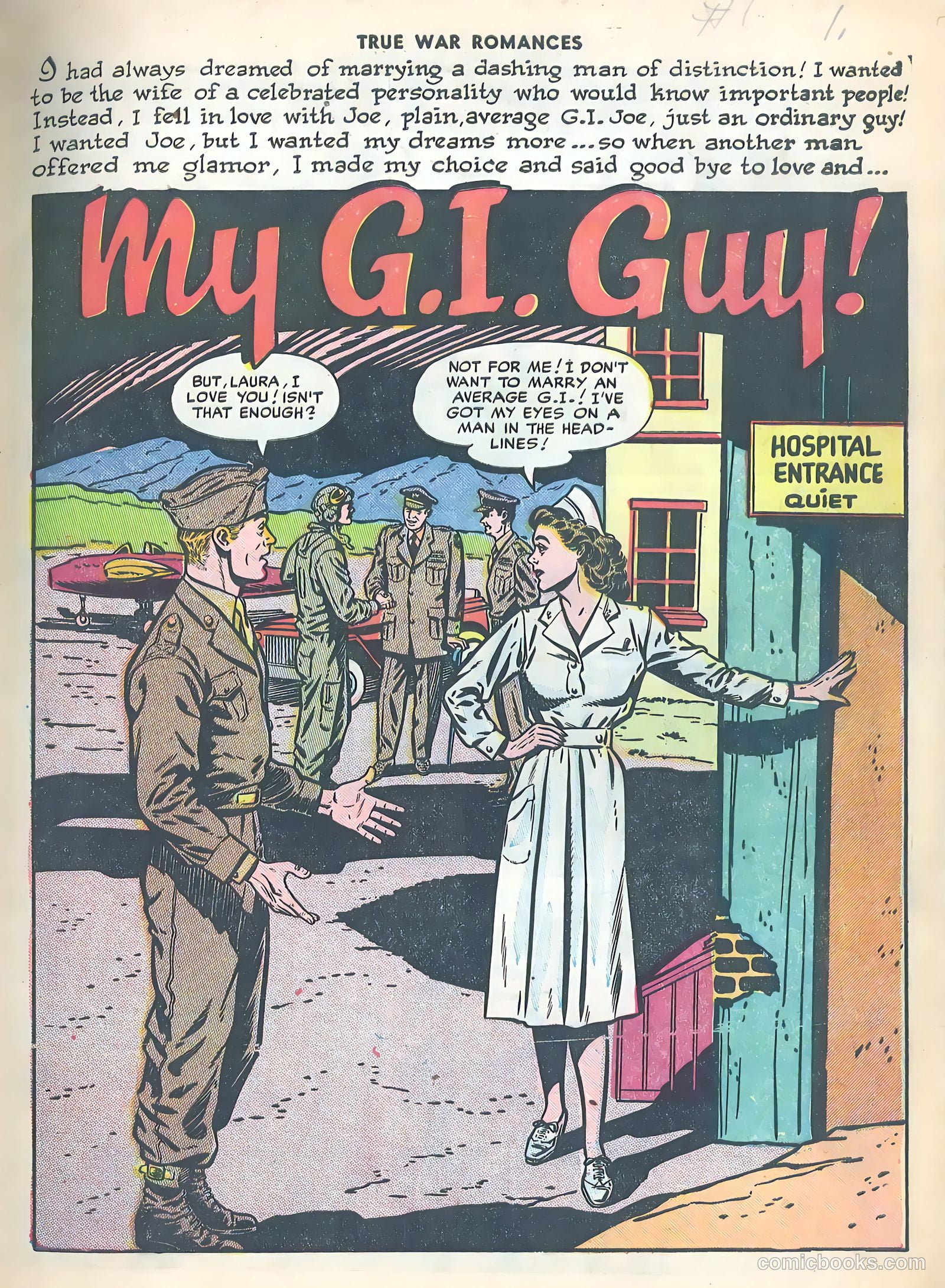 True War Romances #1 (1952) — page 3 of 36