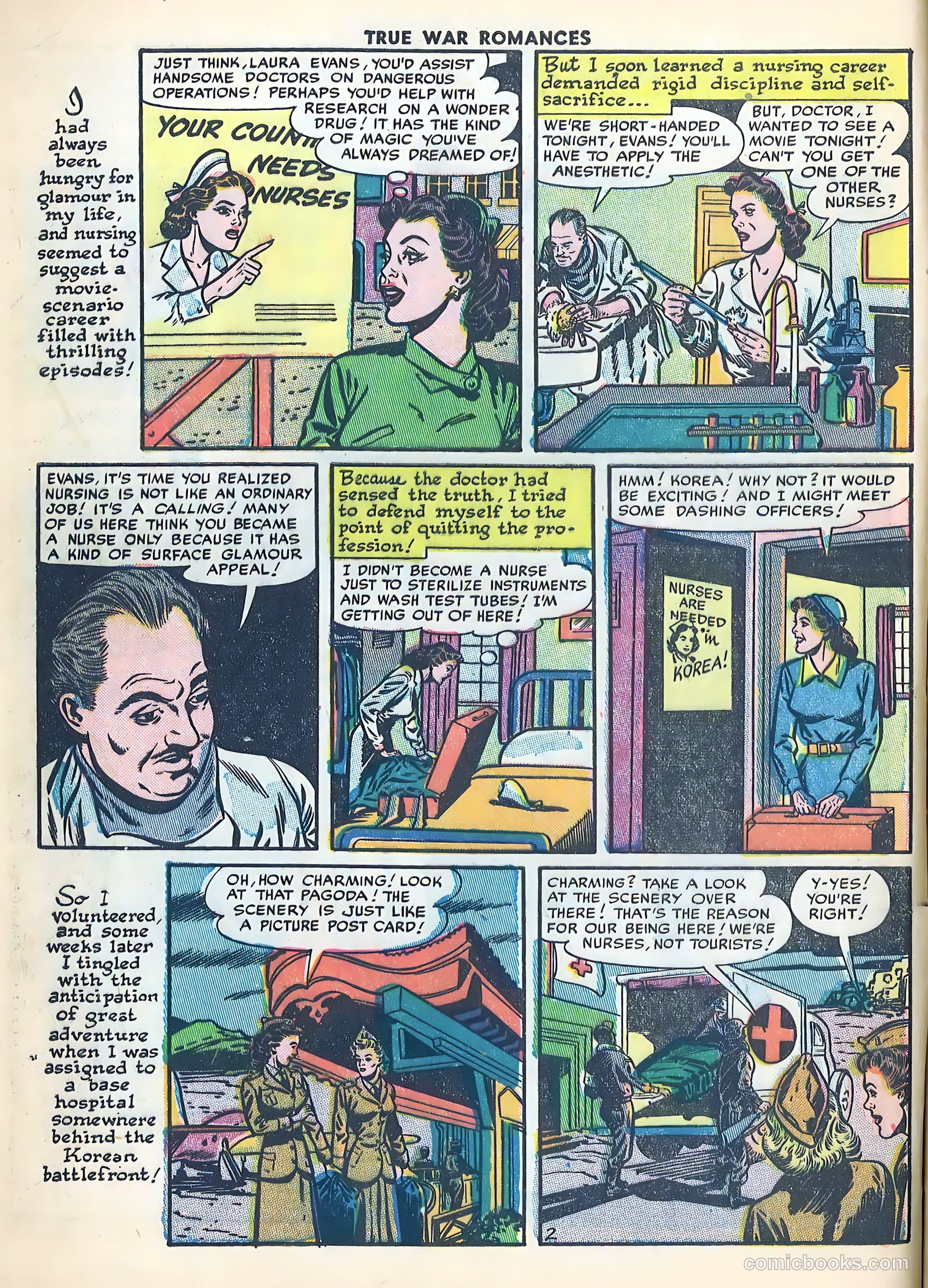 True War Romances #1 (1952) — page 4 of 36