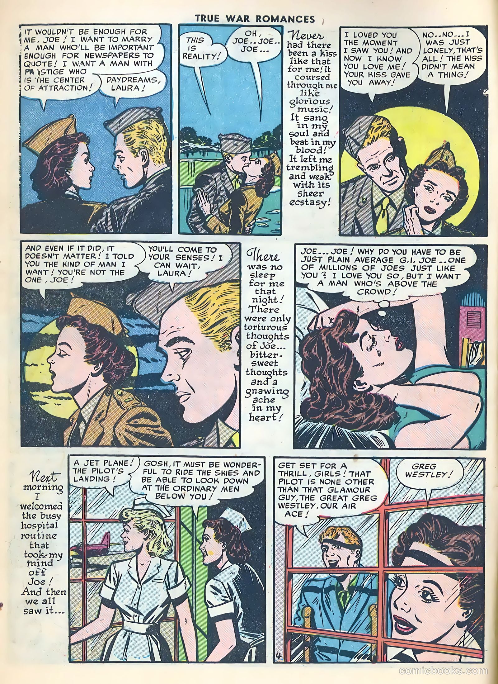 True War Romances #1 (1952) — page 6 of 36