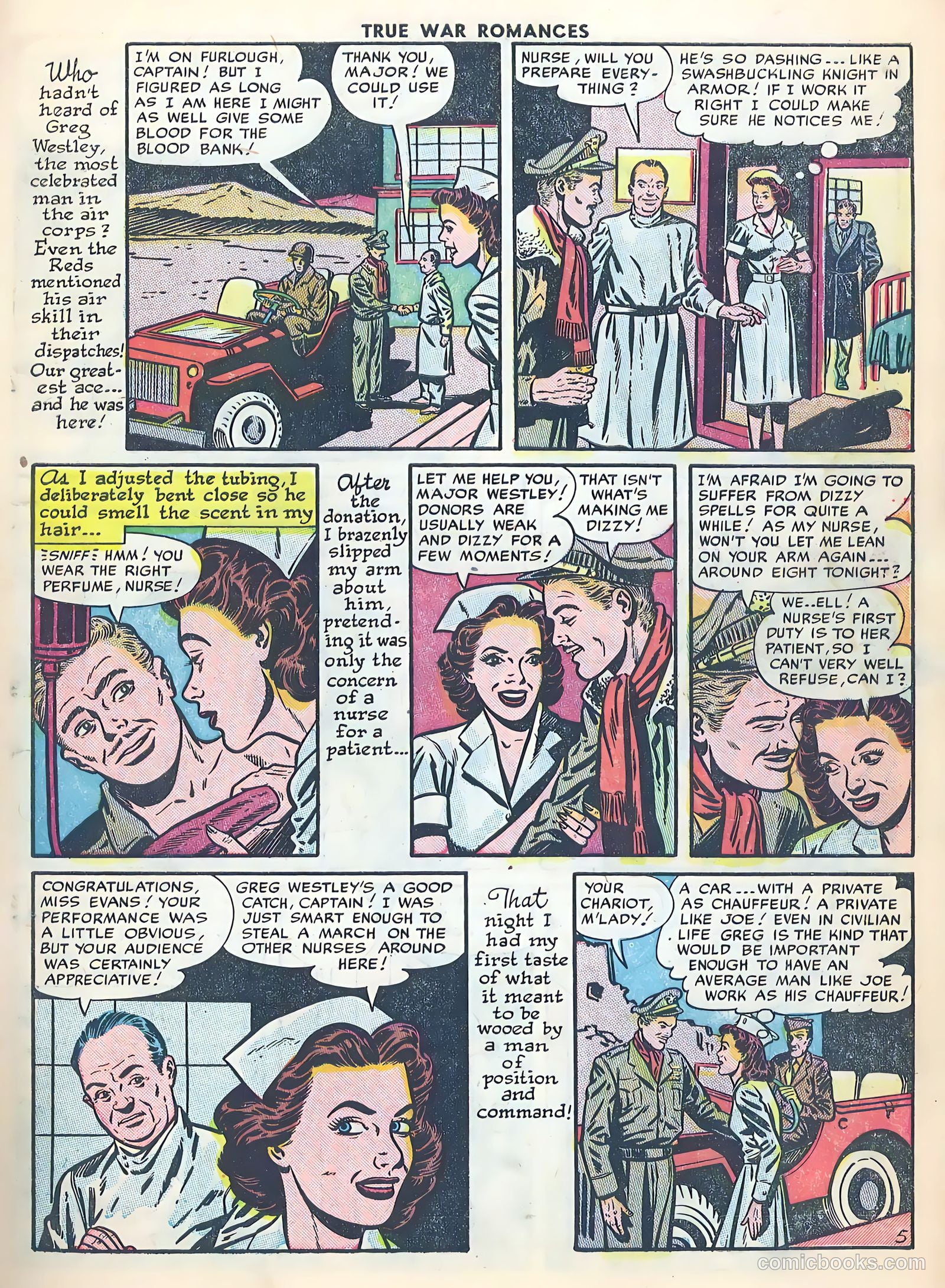 True War Romances #1 (1952) — page 7 of 36
