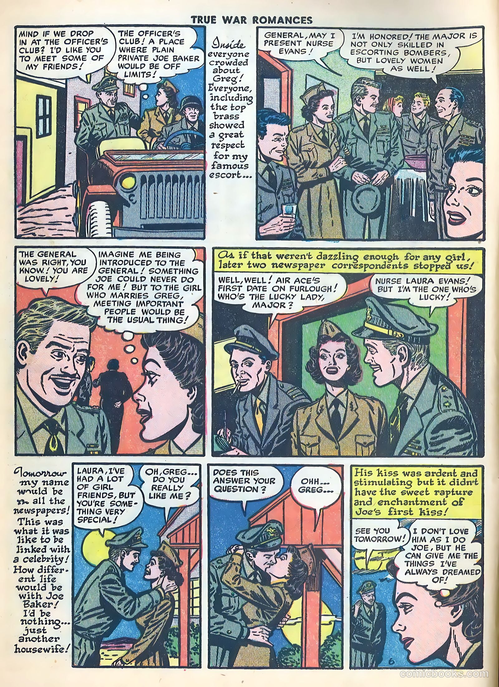 True War Romances #1 (1952) — page 8 of 36