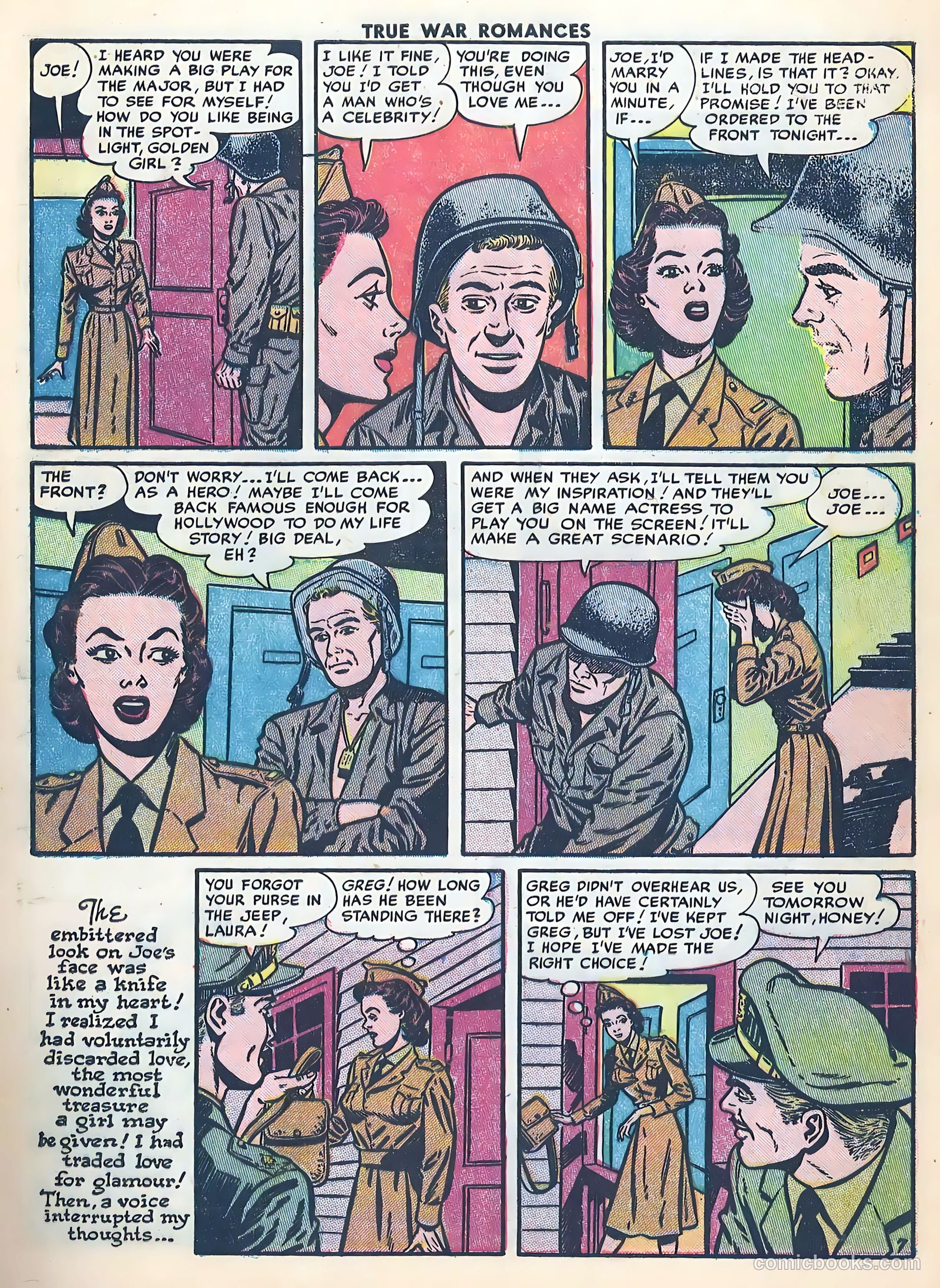 True War Romances #1 (1952) — page 9 of 36