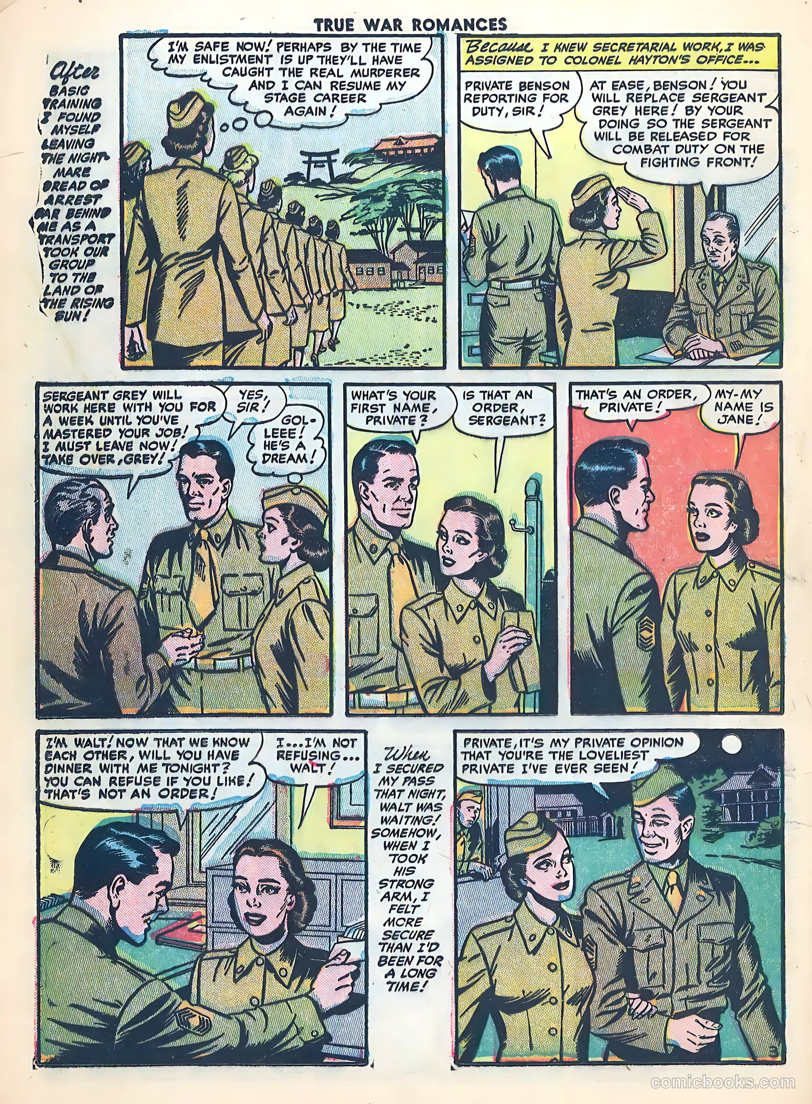 True War Romances #1 (1952) — page 20 of 36
