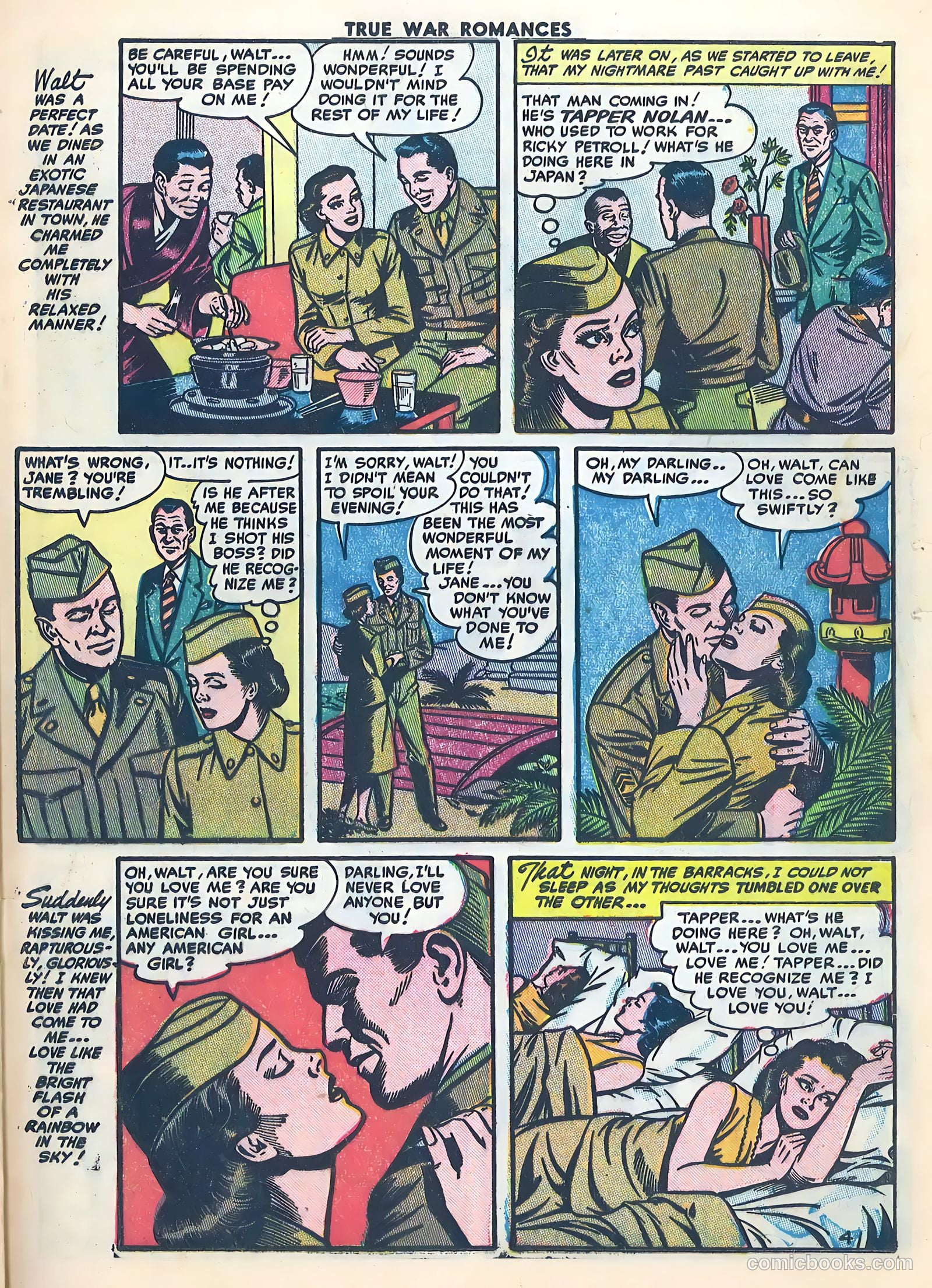 True War Romances #1 (1952) — page 21 of 36