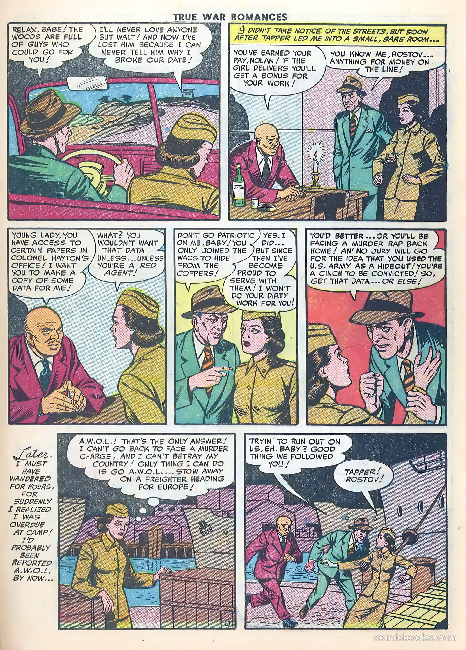 True War Romances #1 (1952) — page 23 of 36