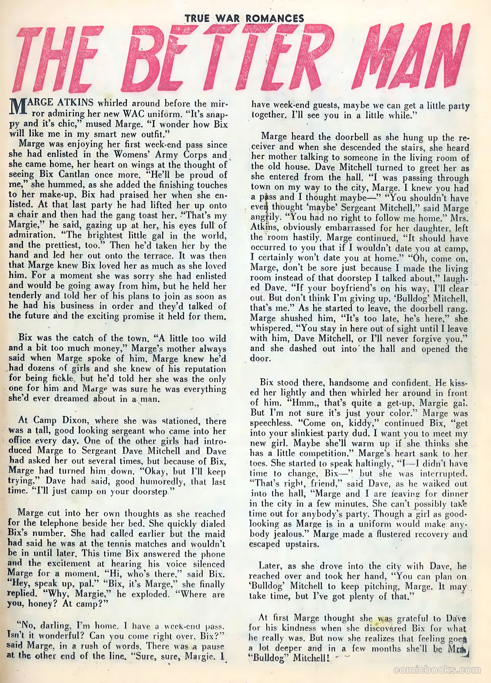 True War Romances #1 (1952) — page 25 of 36