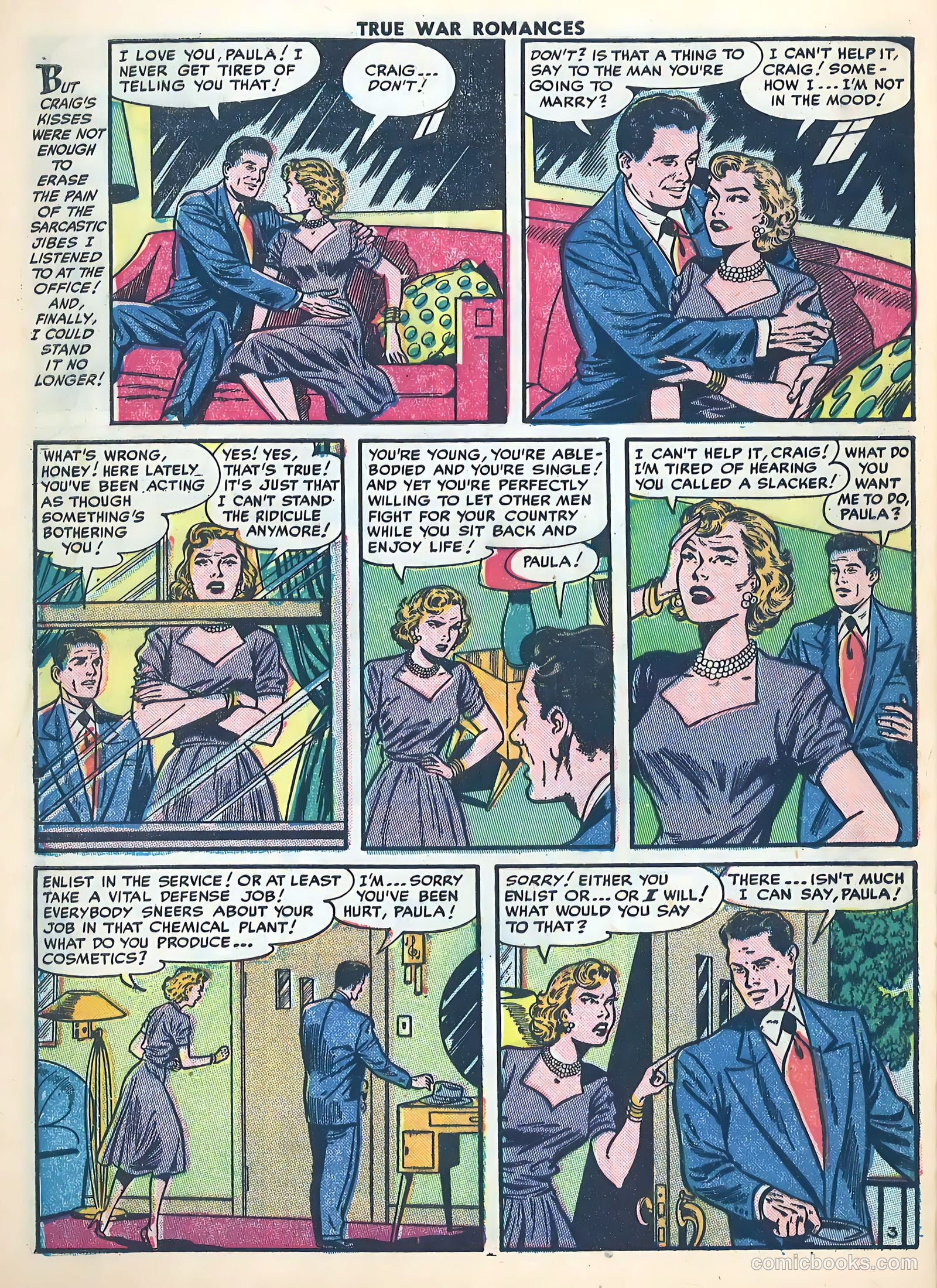 True War Romances #1 (1952) — page 28 of 36