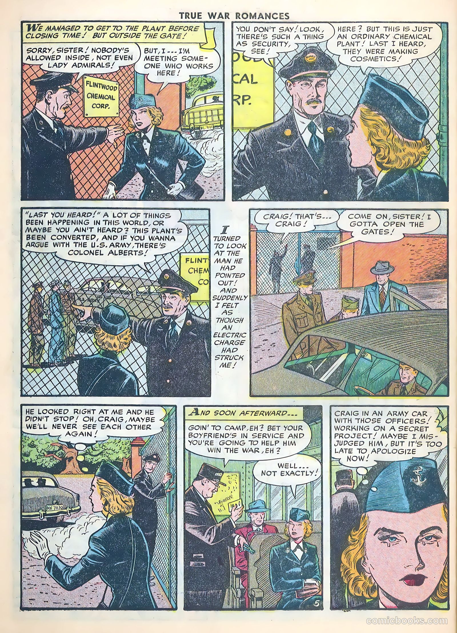 True War Romances #1 (1952) — page 30 of 36