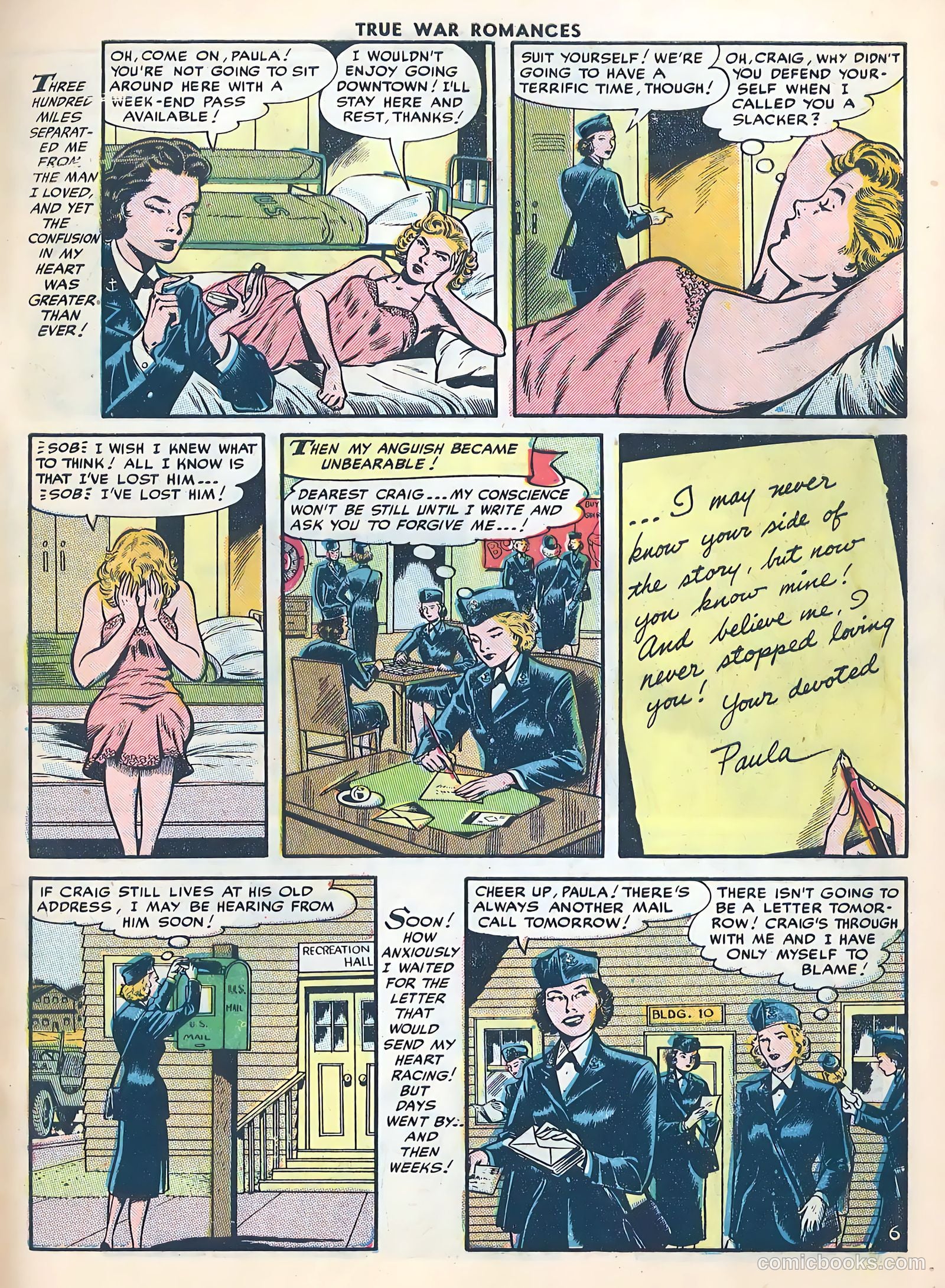 True War Romances #1 (1952) — page 31 of 36