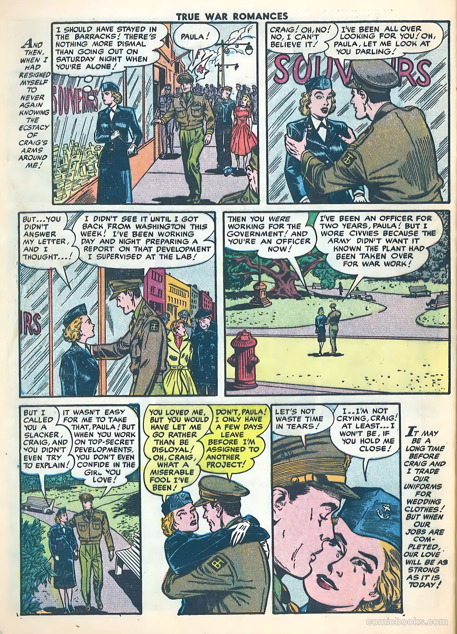 True War Romances #1 (1952) — page 32 of 36
