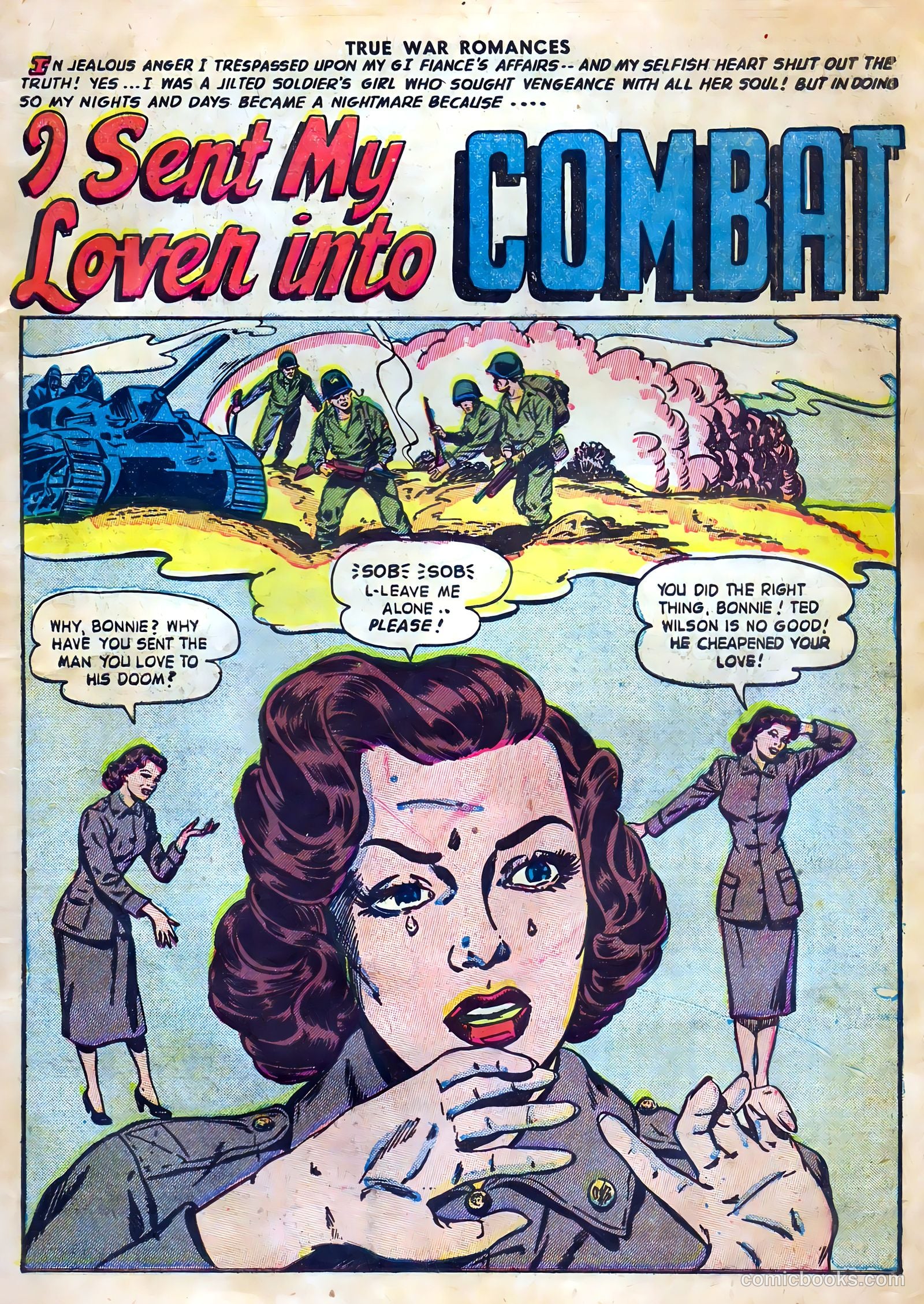 True War Romances #10 (1953) — page 3 of 36