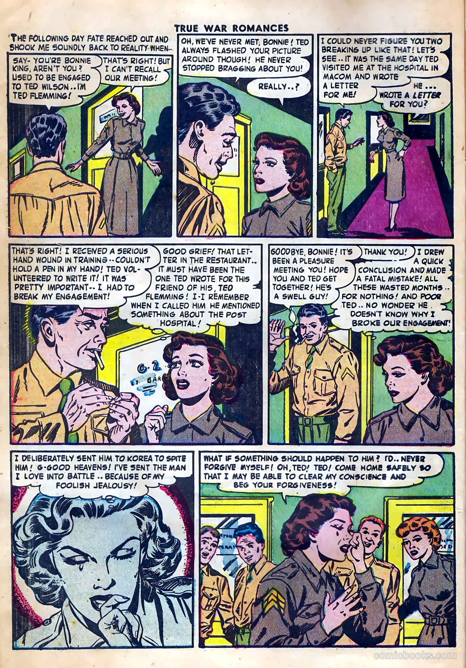 True War Romances #10 (1953) — page 10 of 36