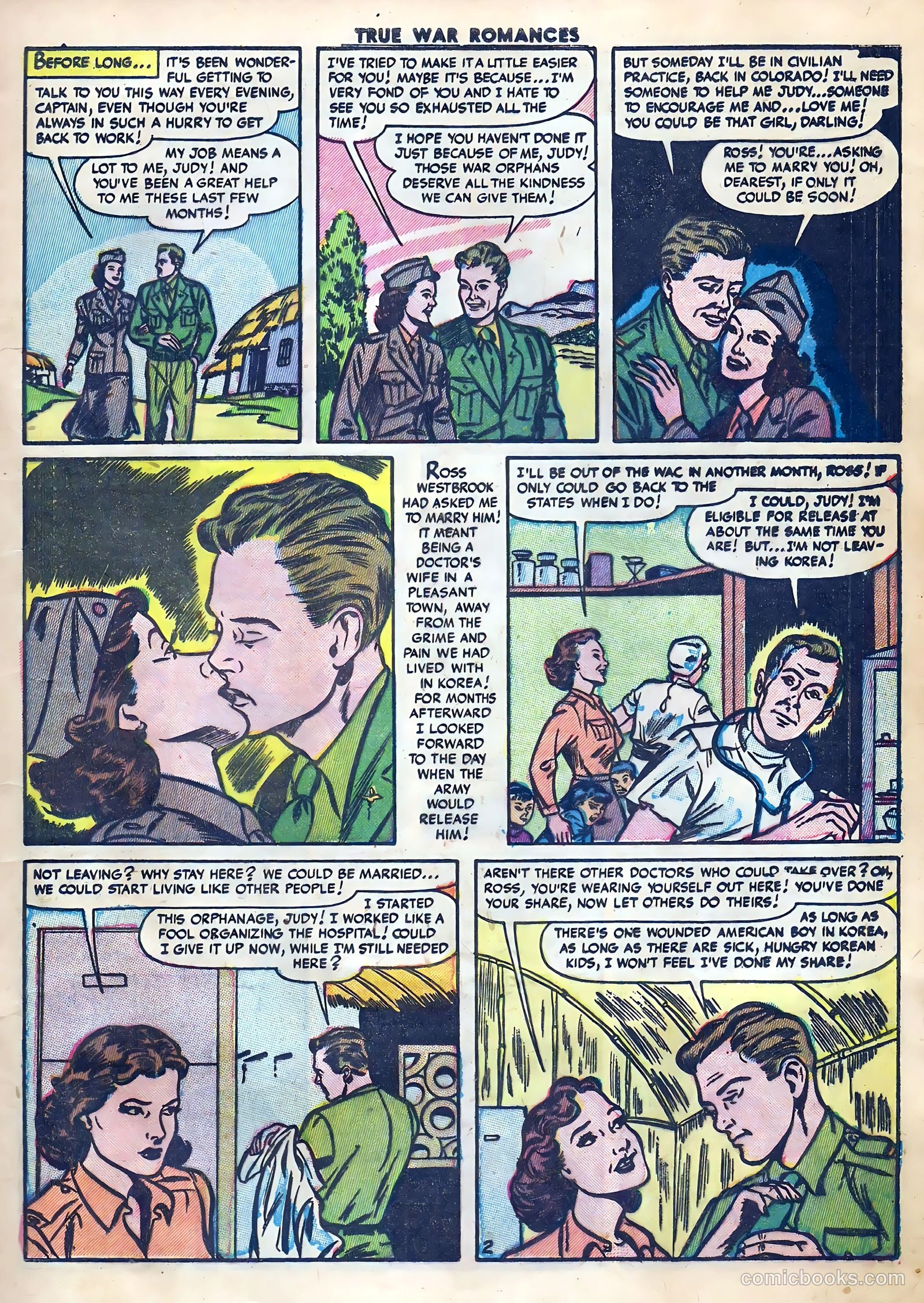 True War Romances #10 (1953) — page 13 of 36