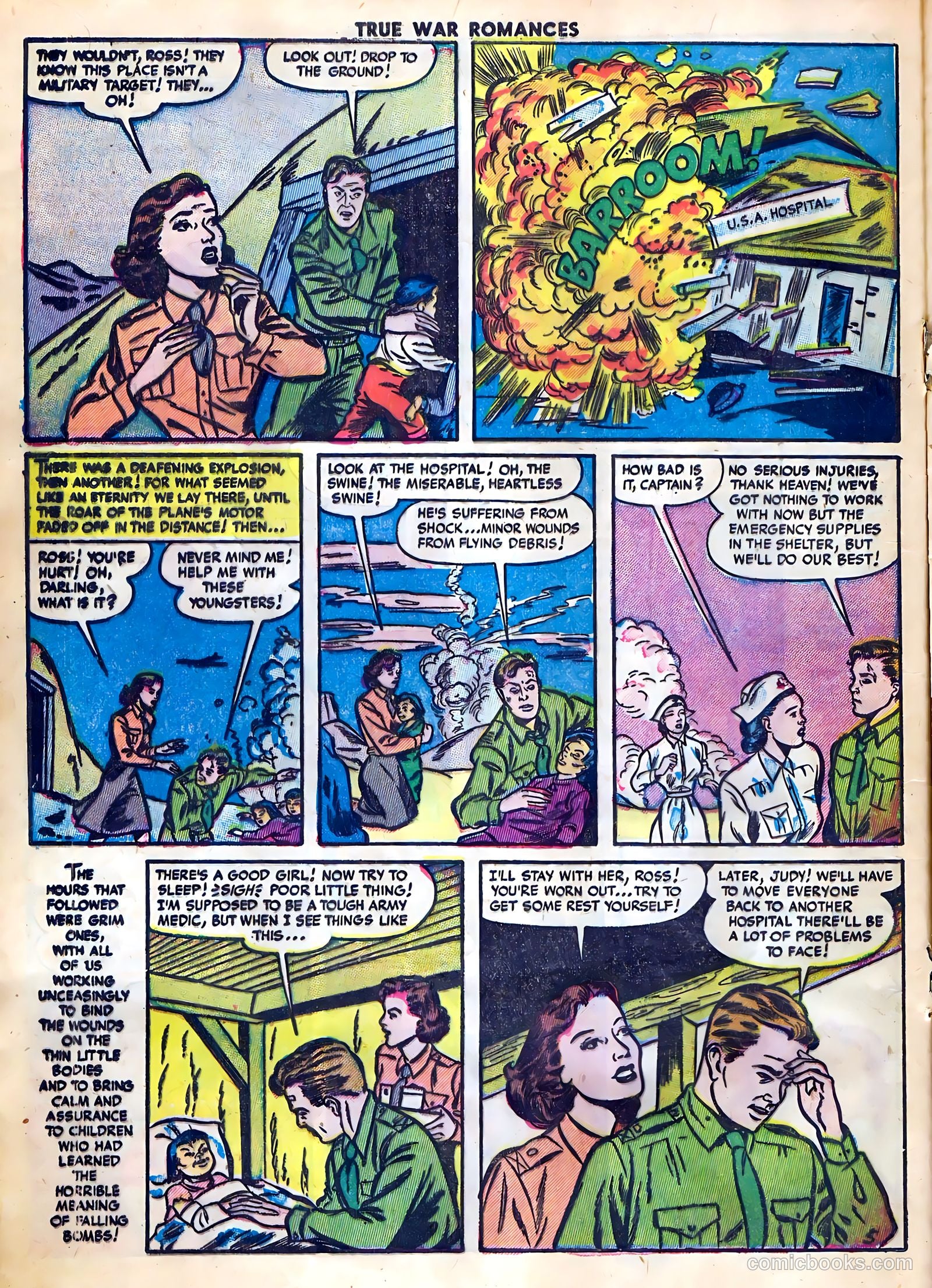 True War Romances #10 (1953) — page 16 of 36