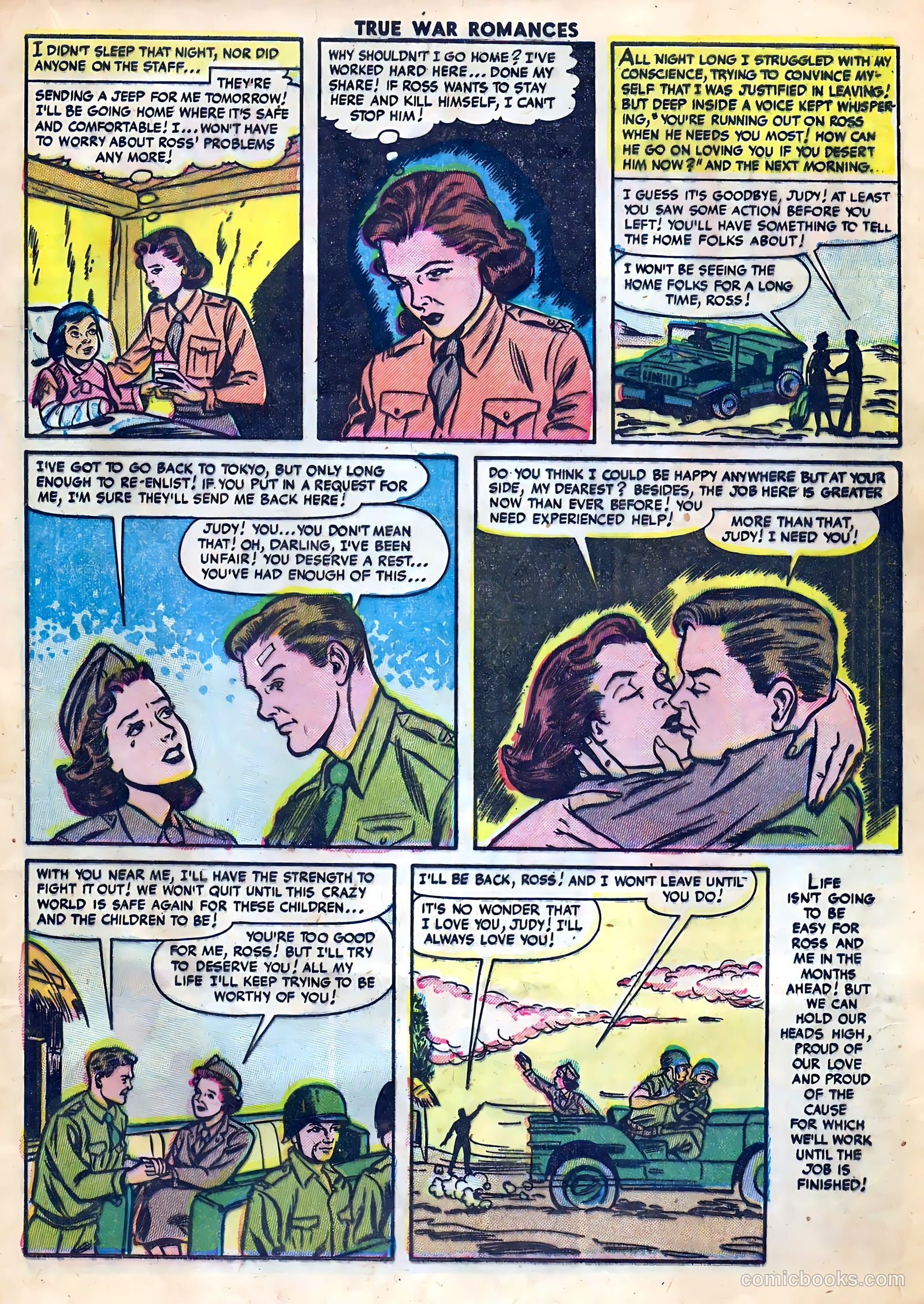 True War Romances #10 (1953) — page 17 of 36