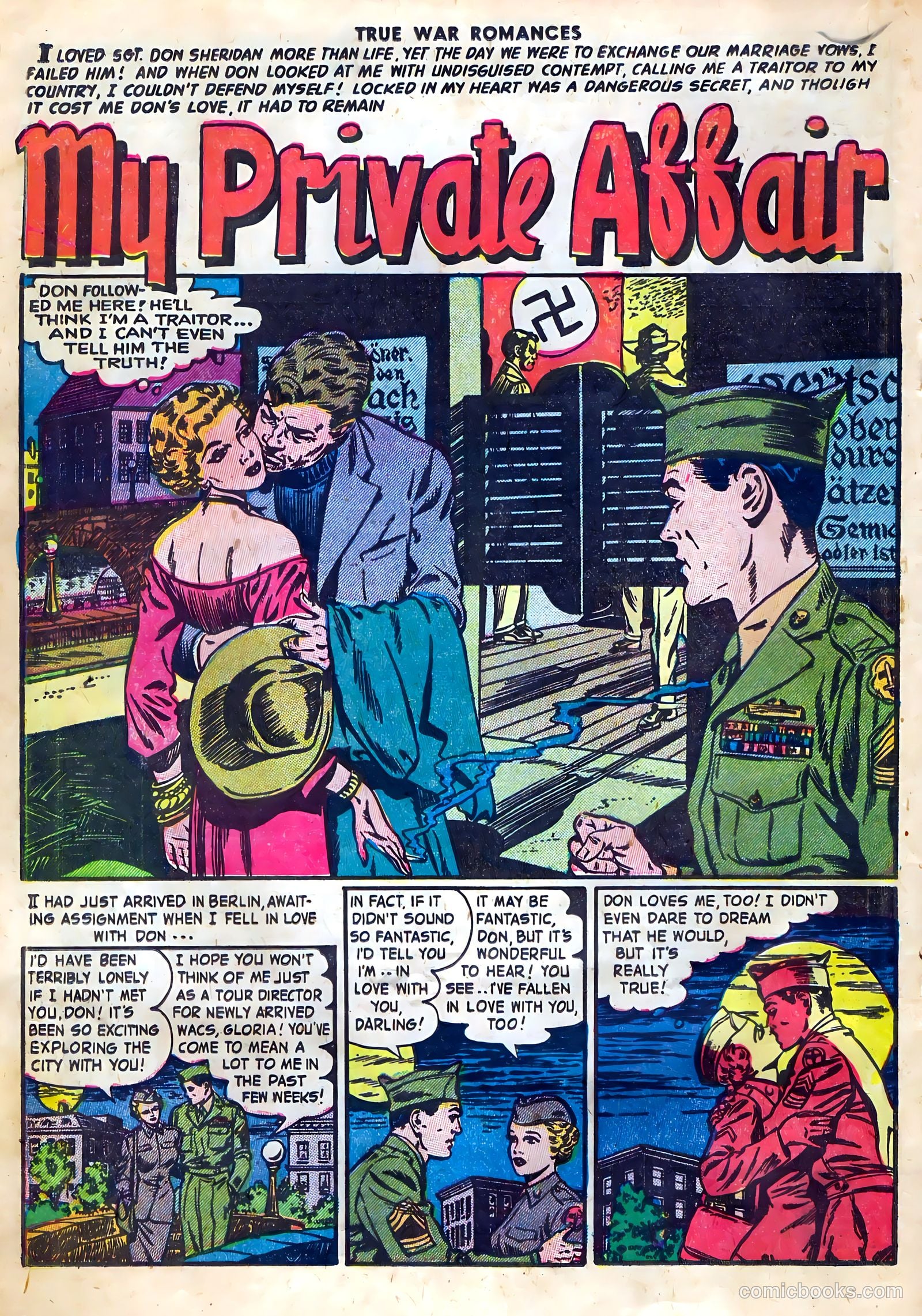 True War Romances #10 (1953) — page 18 of 36