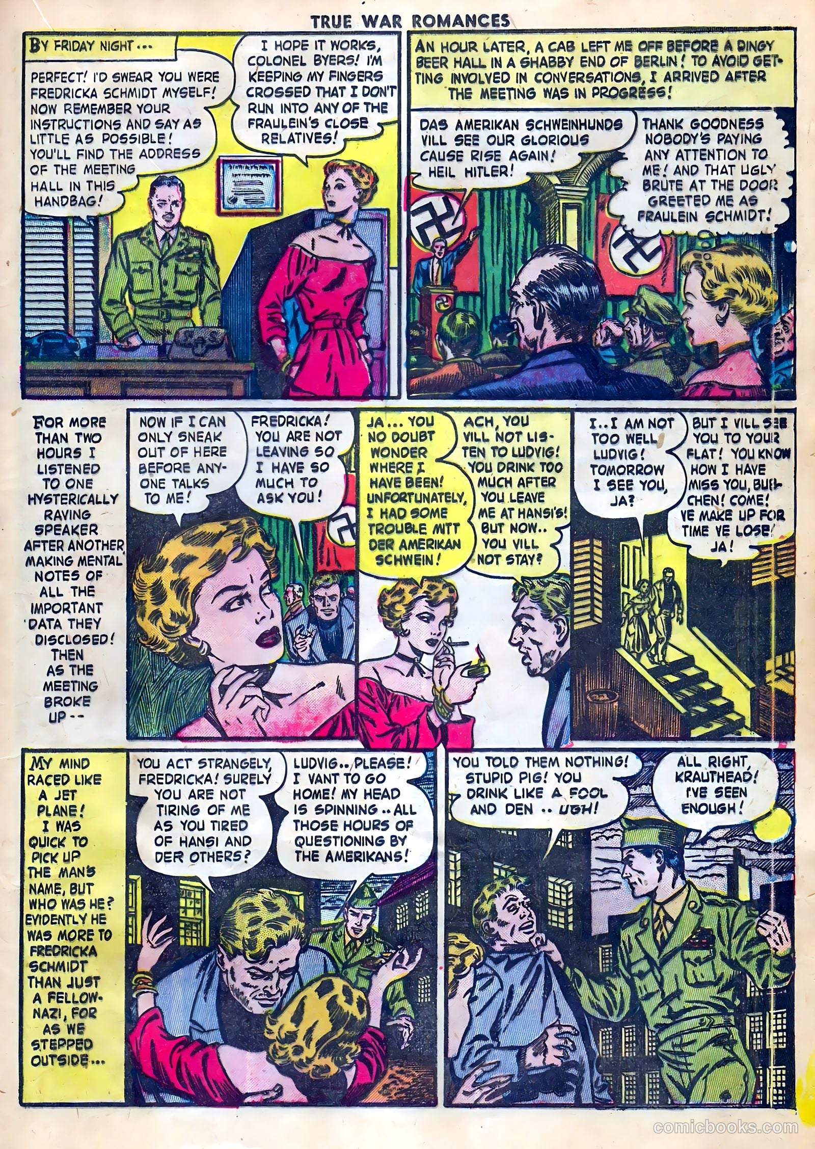 True War Romances #10 (1953) — page 21 of 36