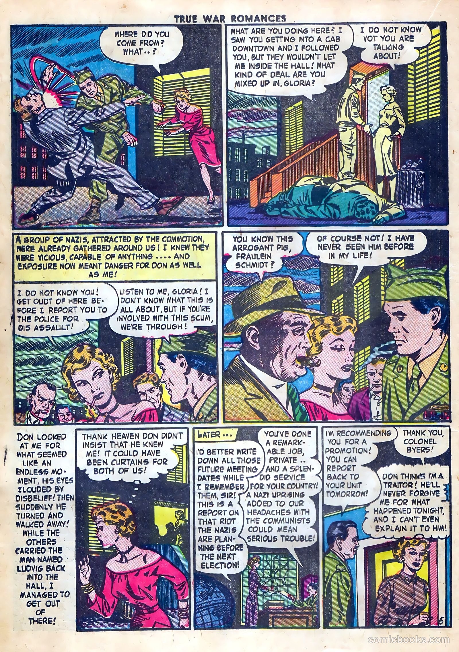 True War Romances #10 (1953) — page 22 of 36