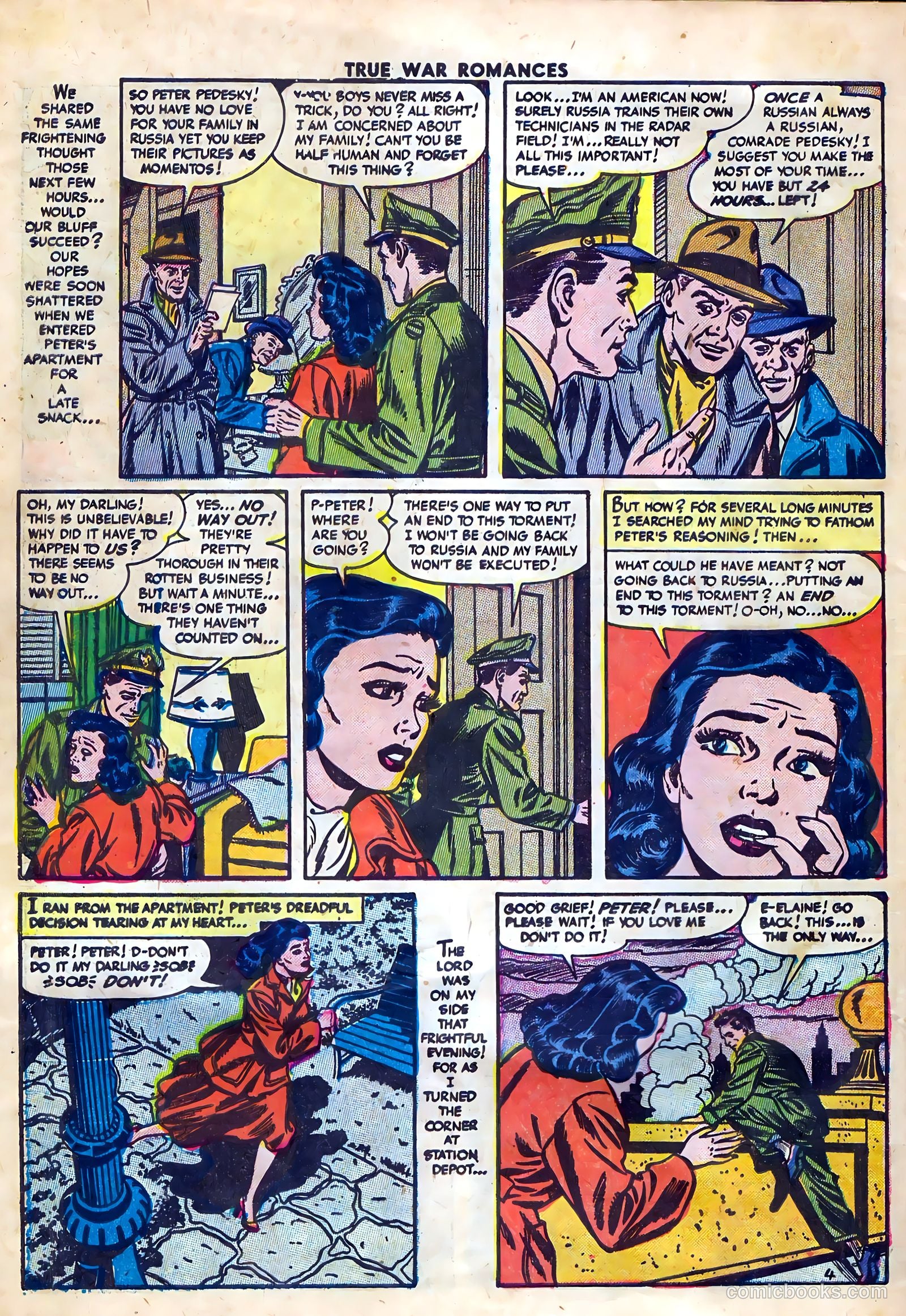 True War Romances #10 (1953) — page 30 of 36