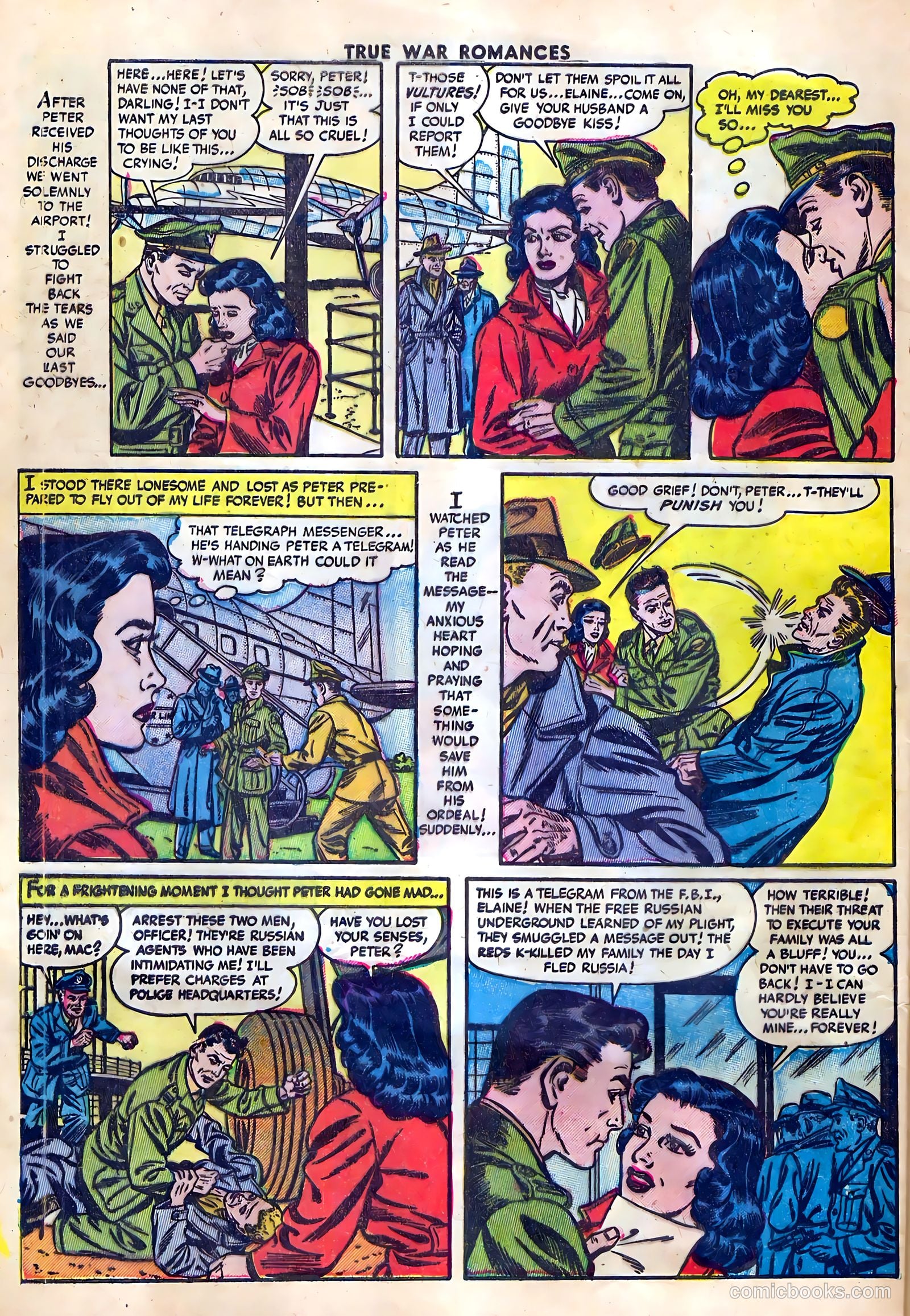 True War Romances #10 (1953) — page 32 of 36