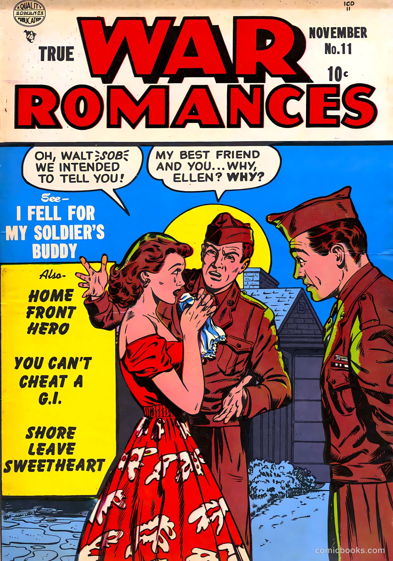 True War Romances #11 cover