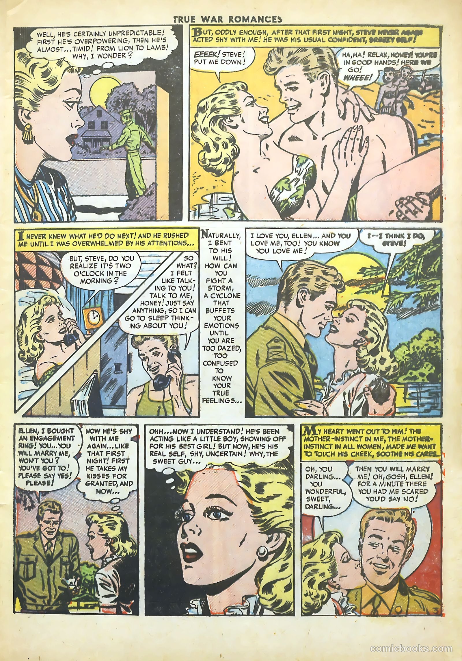 True War Romances #11 (1953) — page 5 of 36