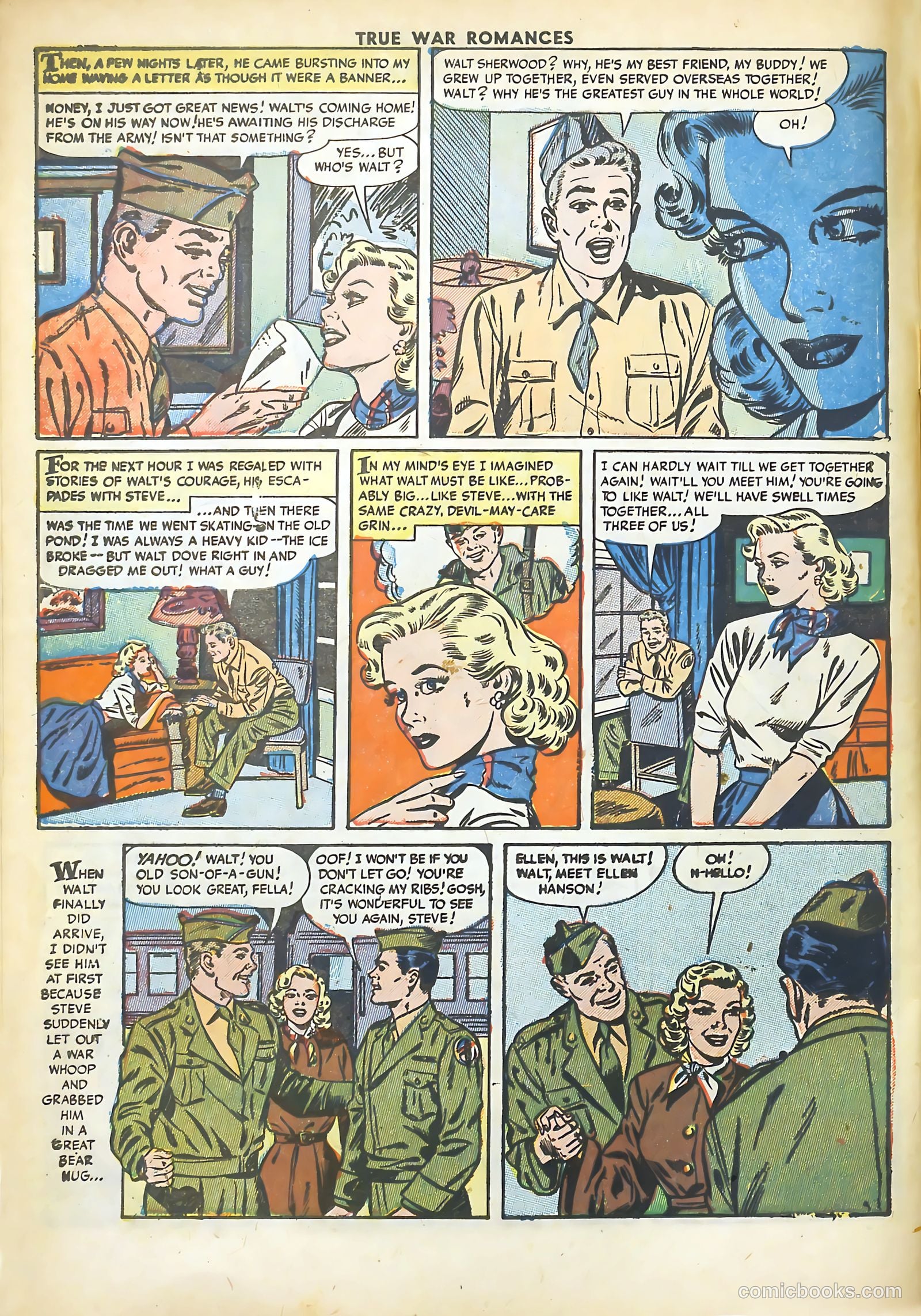 True War Romances #11 (1953) — page 6 of 36
