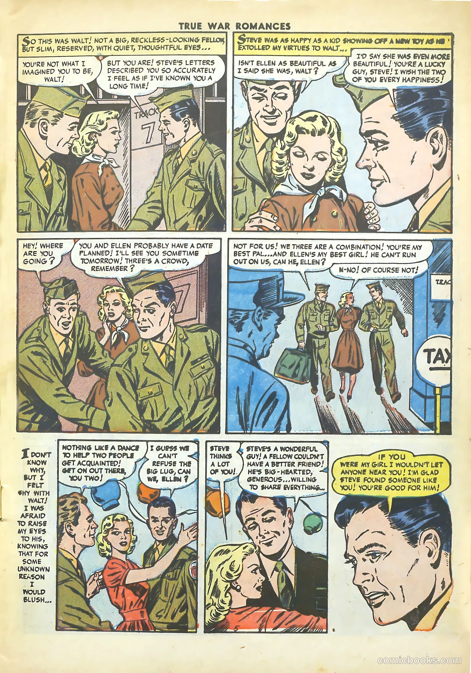 True War Romances #11 (1953) — page 7 of 36