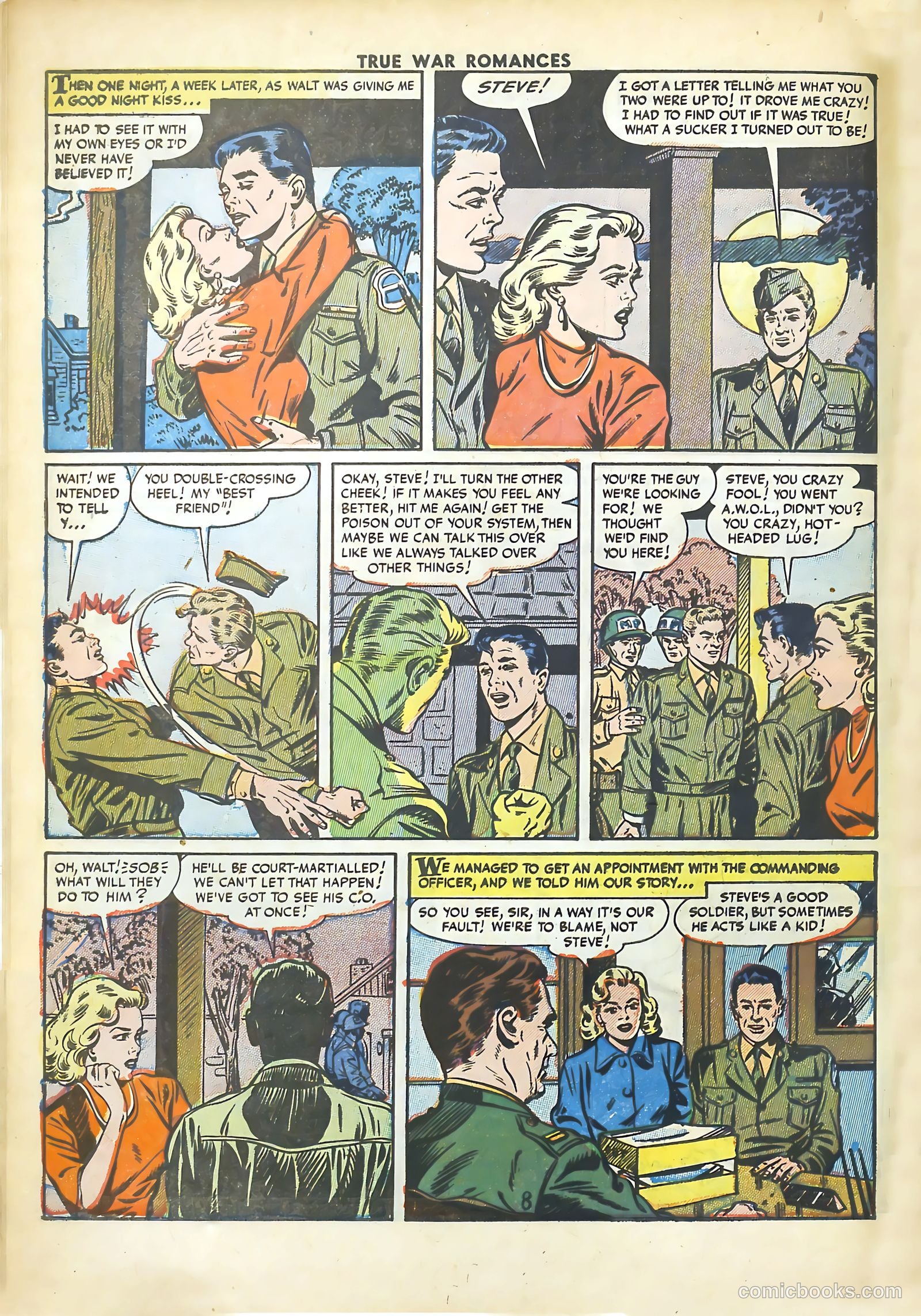 True War Romances #11 (1953) — page 10 of 36