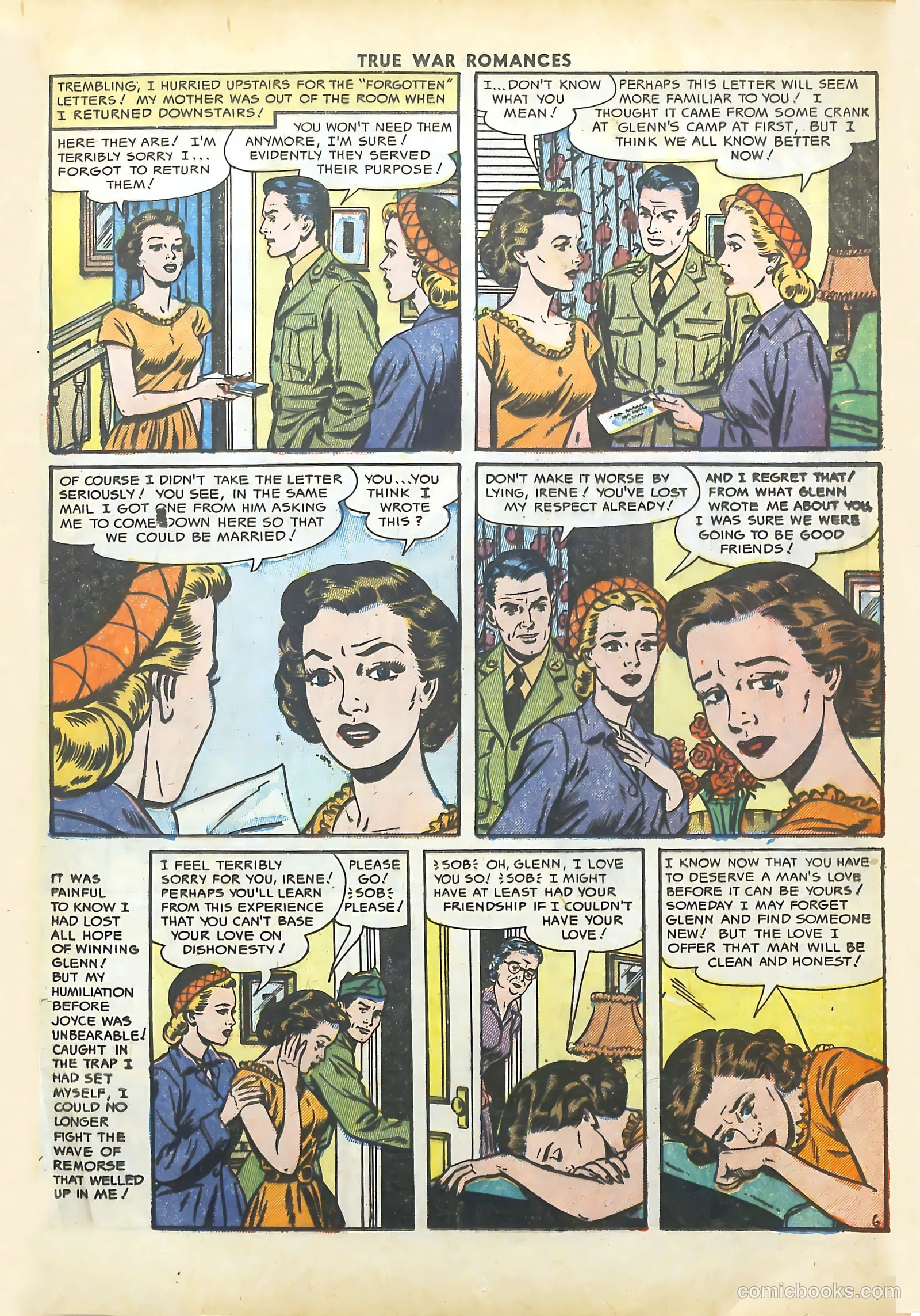 True War Romances #11 (1953) — page 17 of 36