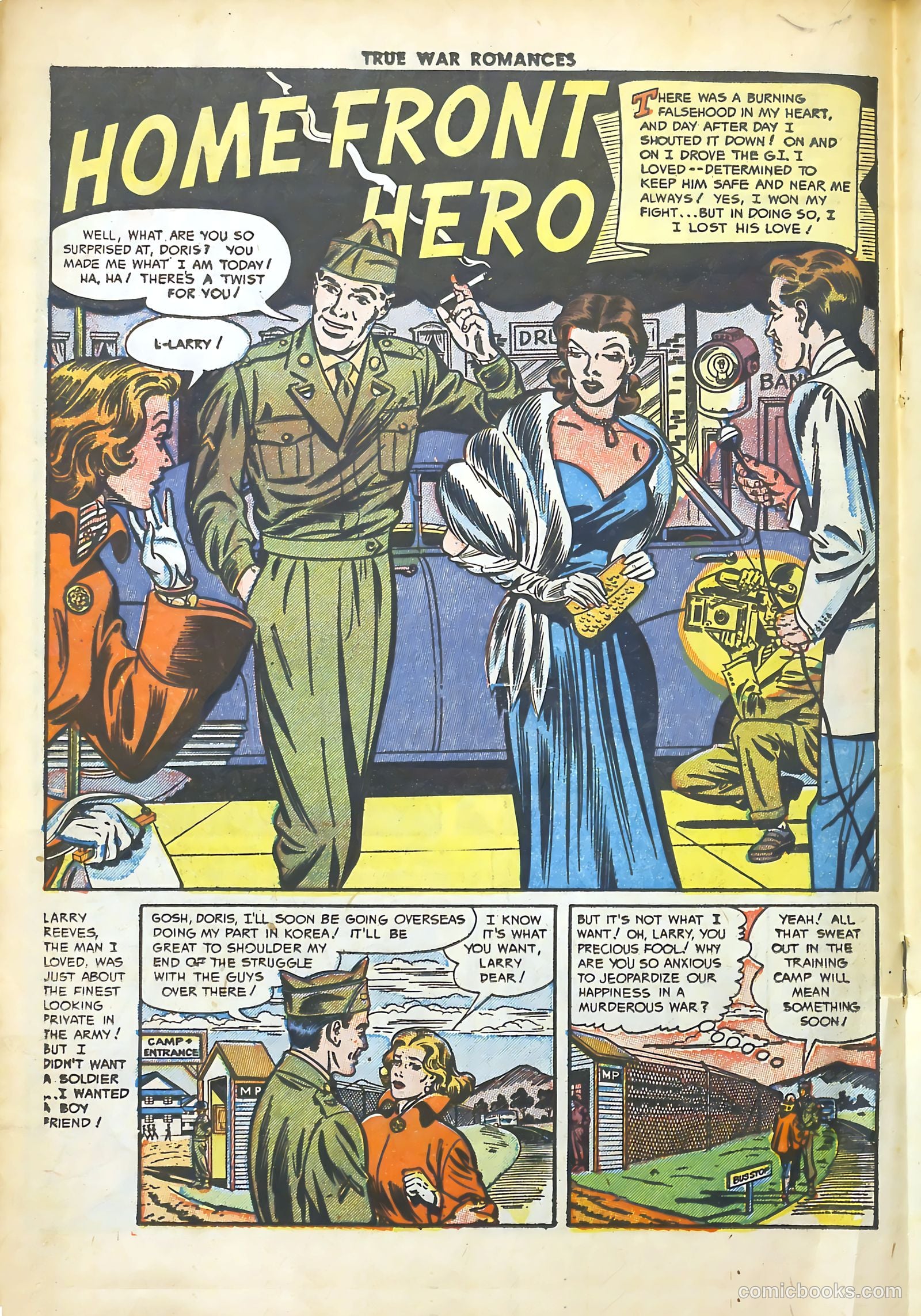 True War Romances #11 (1953) — page 18 of 36