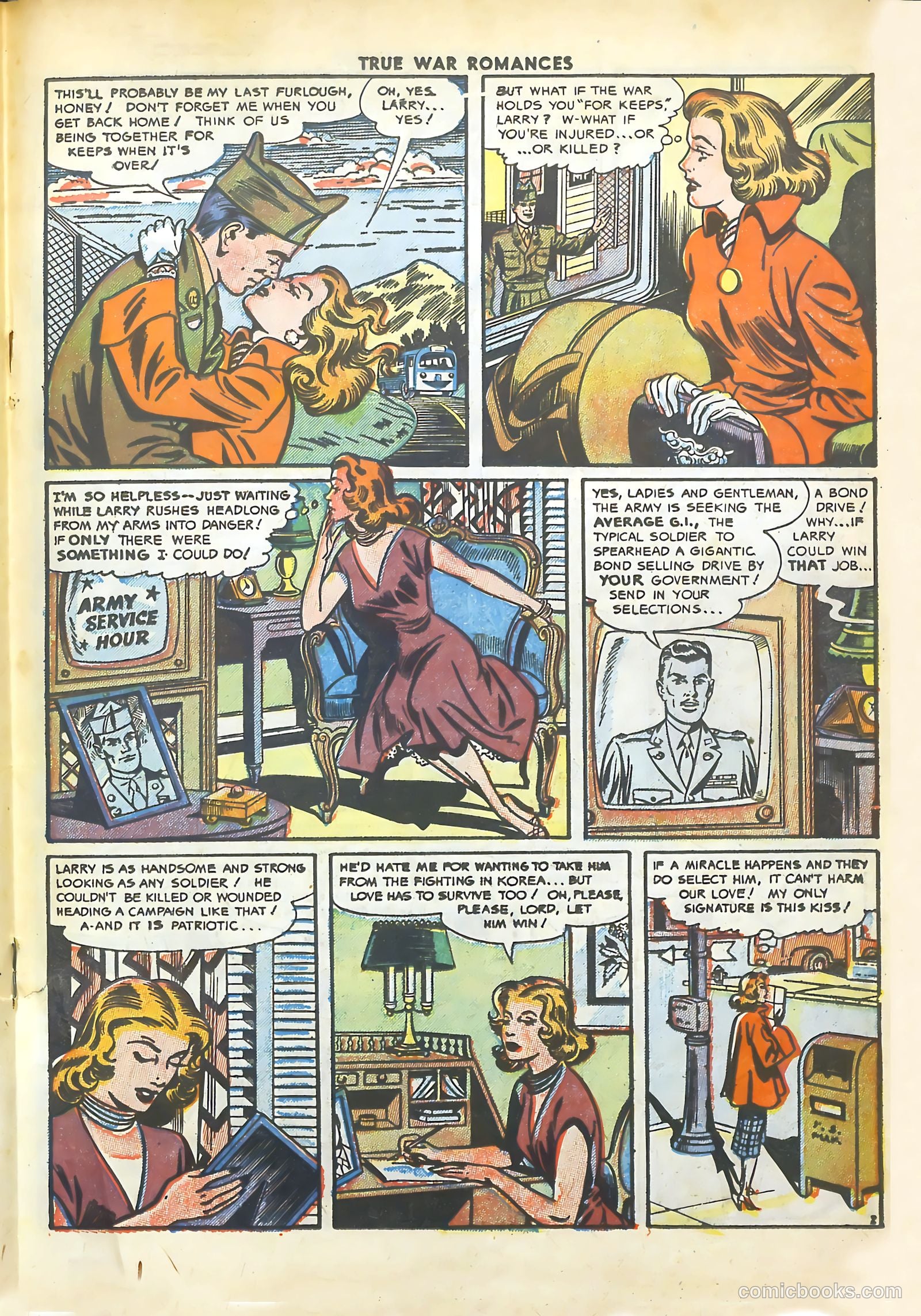 True War Romances #11 (1953) — page 19 of 36