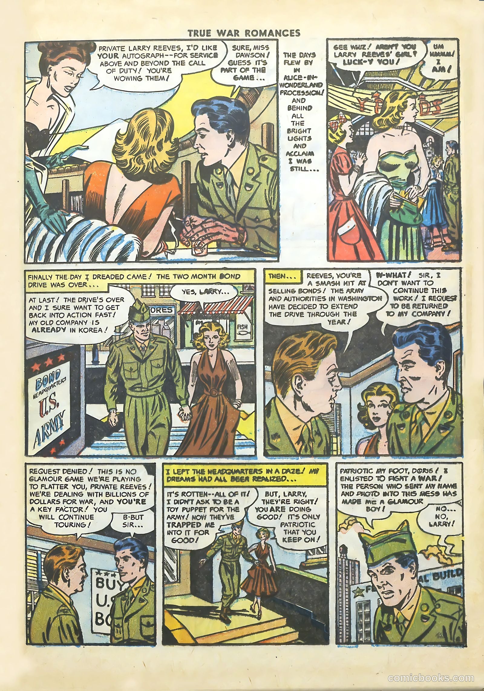 True War Romances #11 (1953) — page 21 of 36