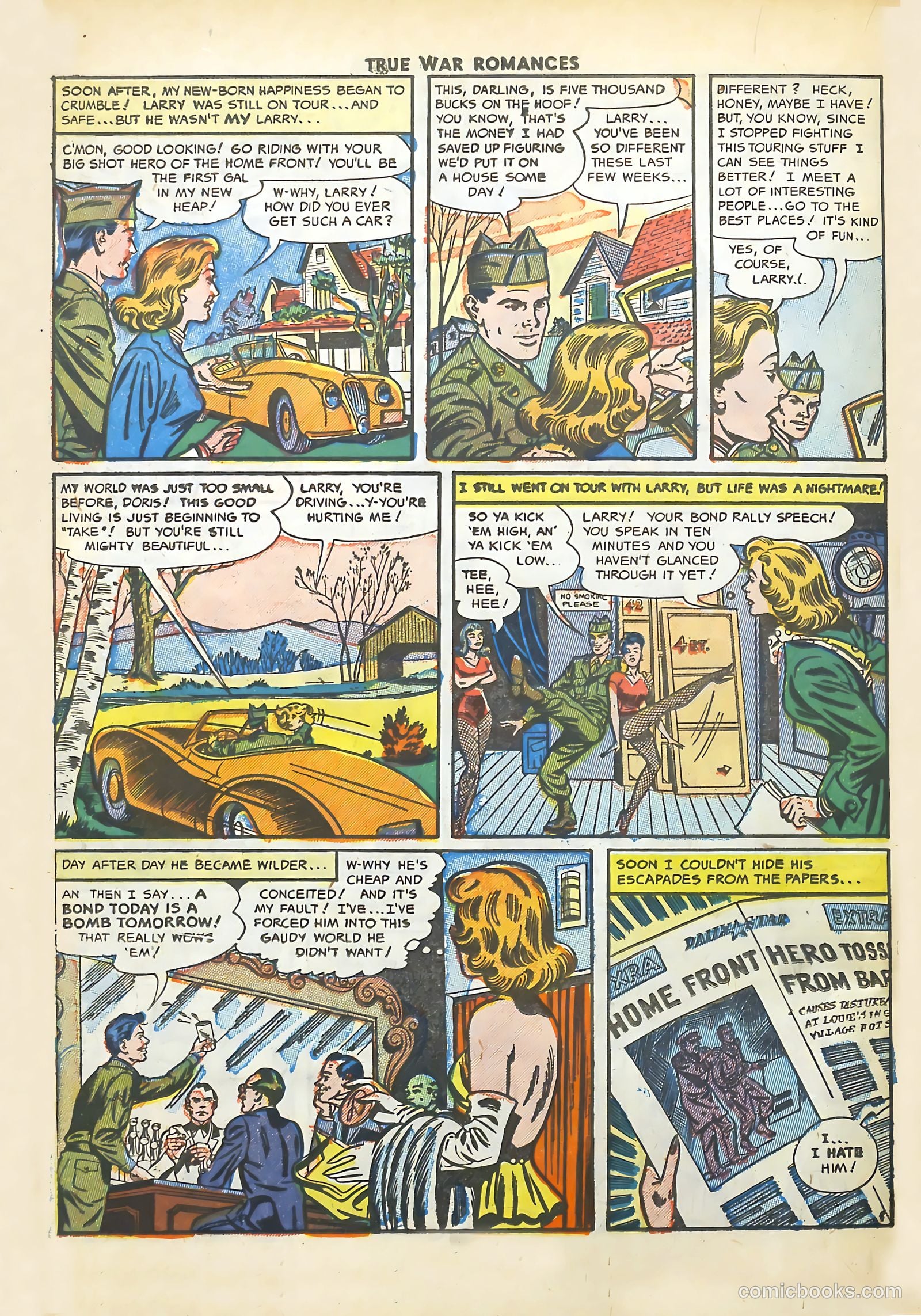 True War Romances #11 (1953) — page 22 of 36