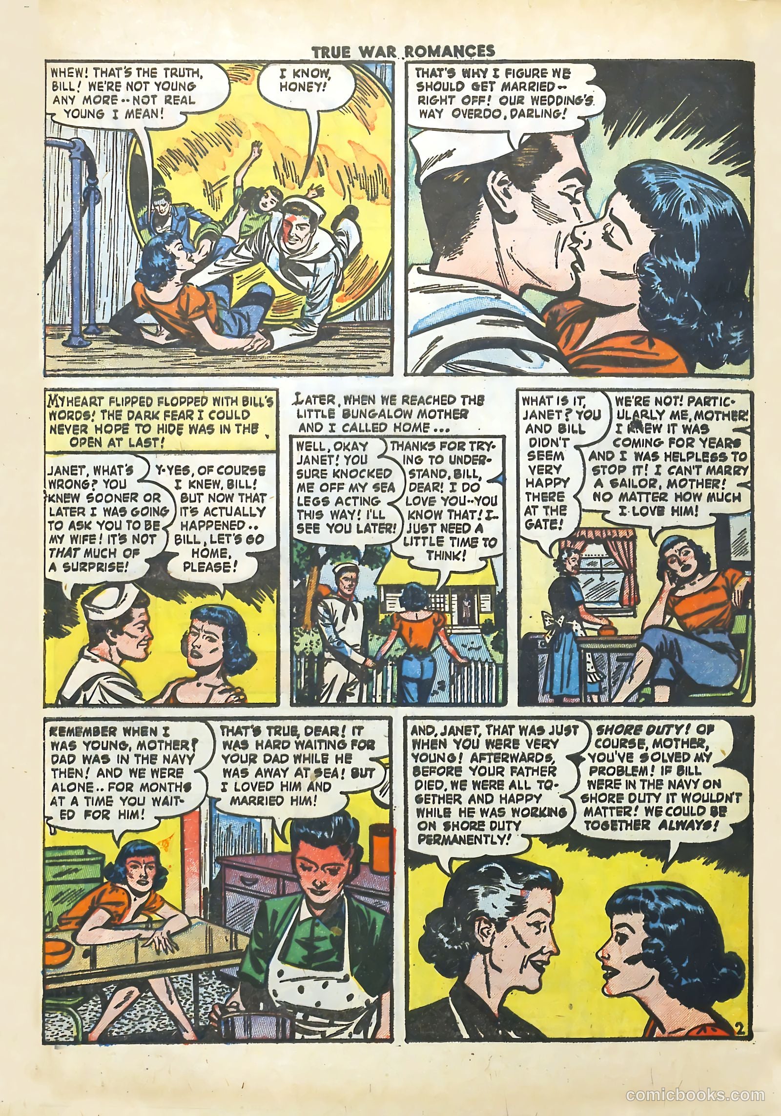True War Romances #11 (1953) — page 28 of 36