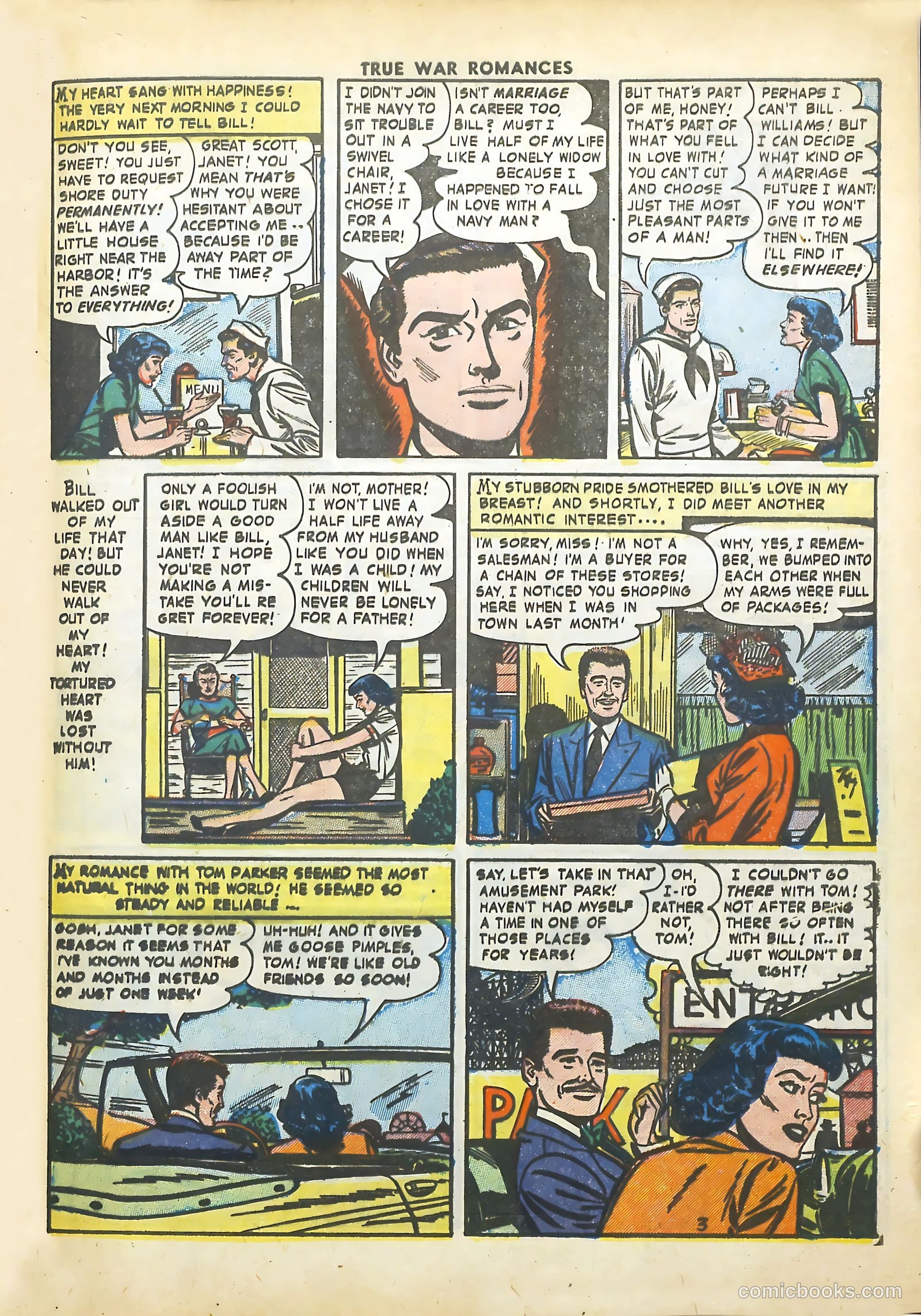 True War Romances #11 (1953) — page 29 of 36