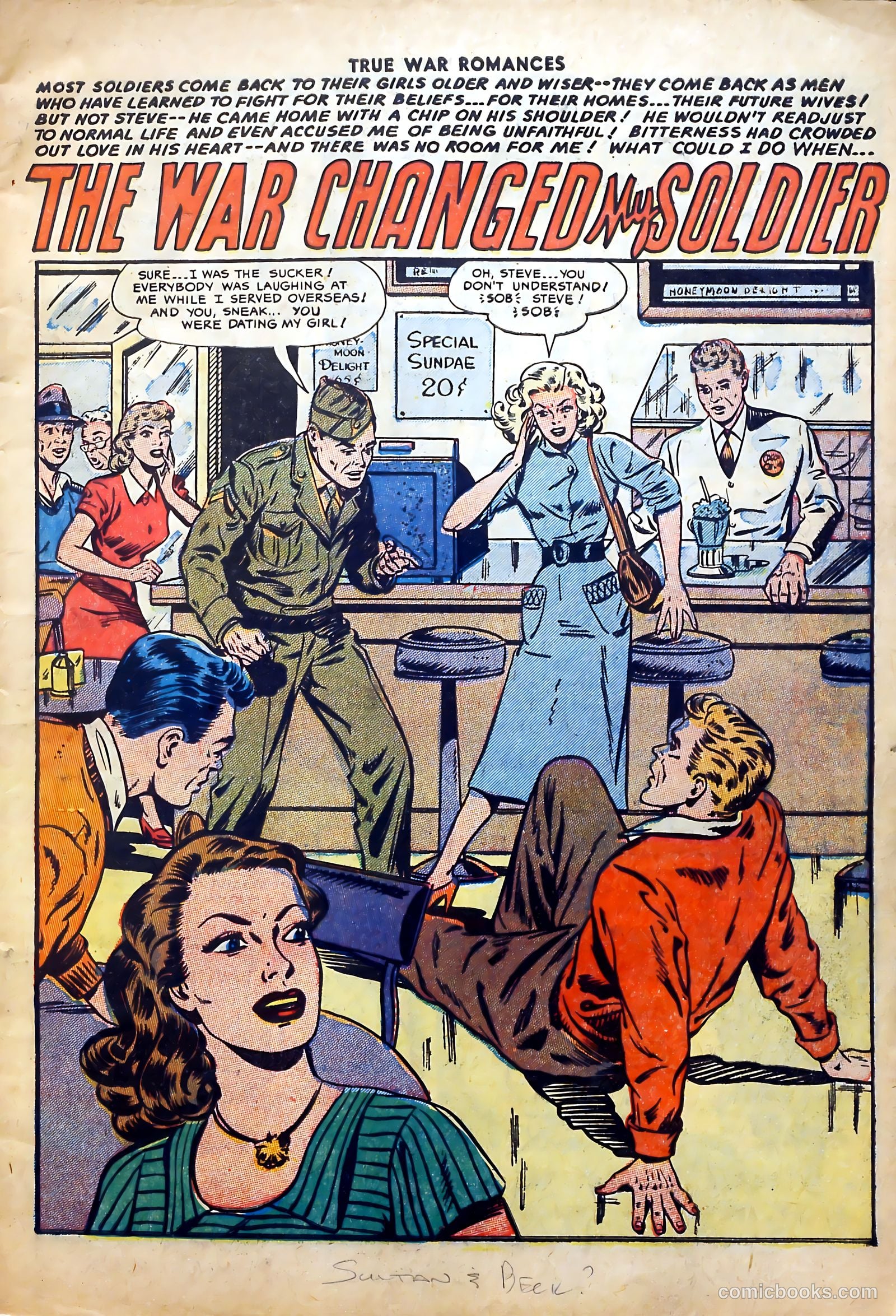 True War Romances #12 (1953) — page 3 of 37