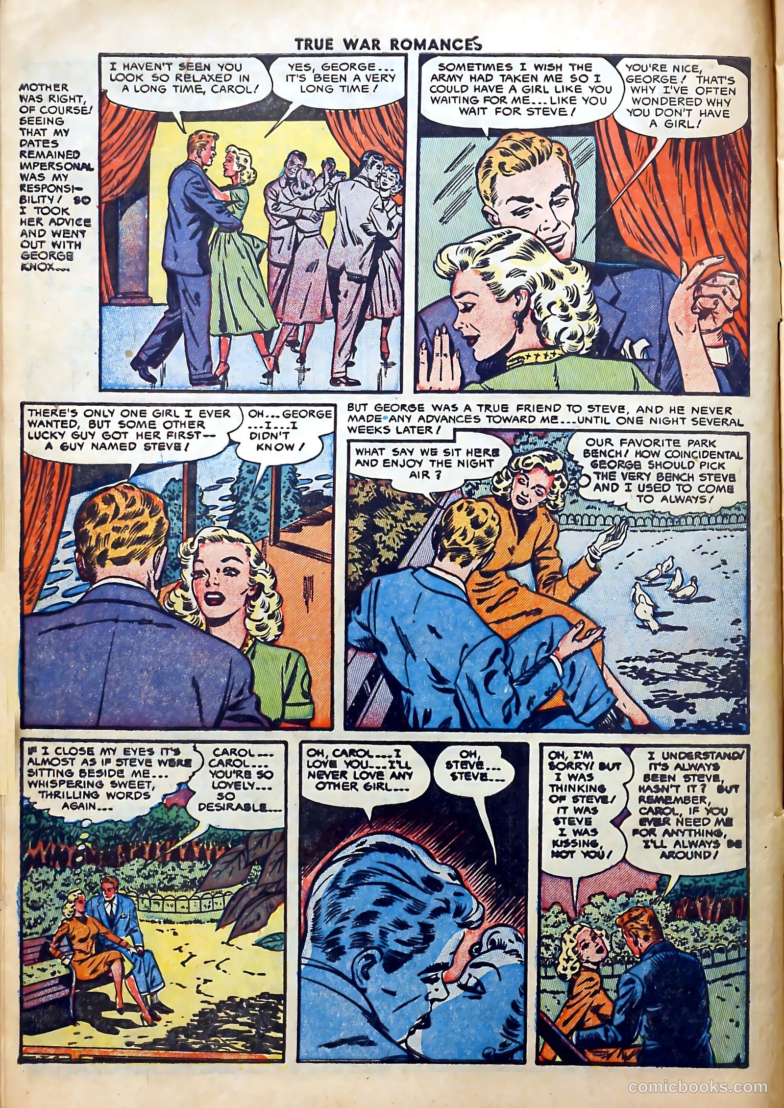True War Romances #12 (1953) — page 6 of 37