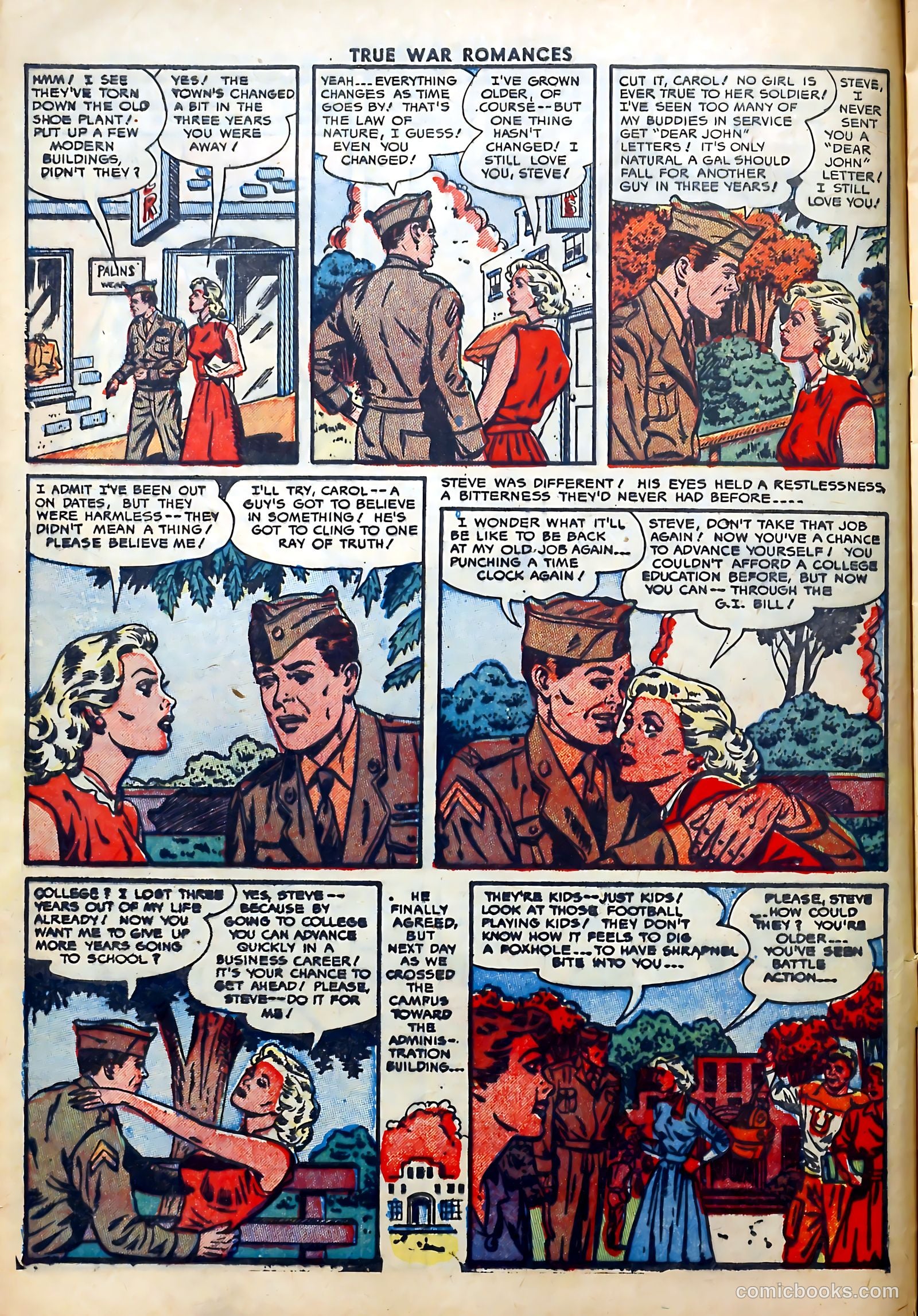 True War Romances #12 (1953) — page 8 of 37