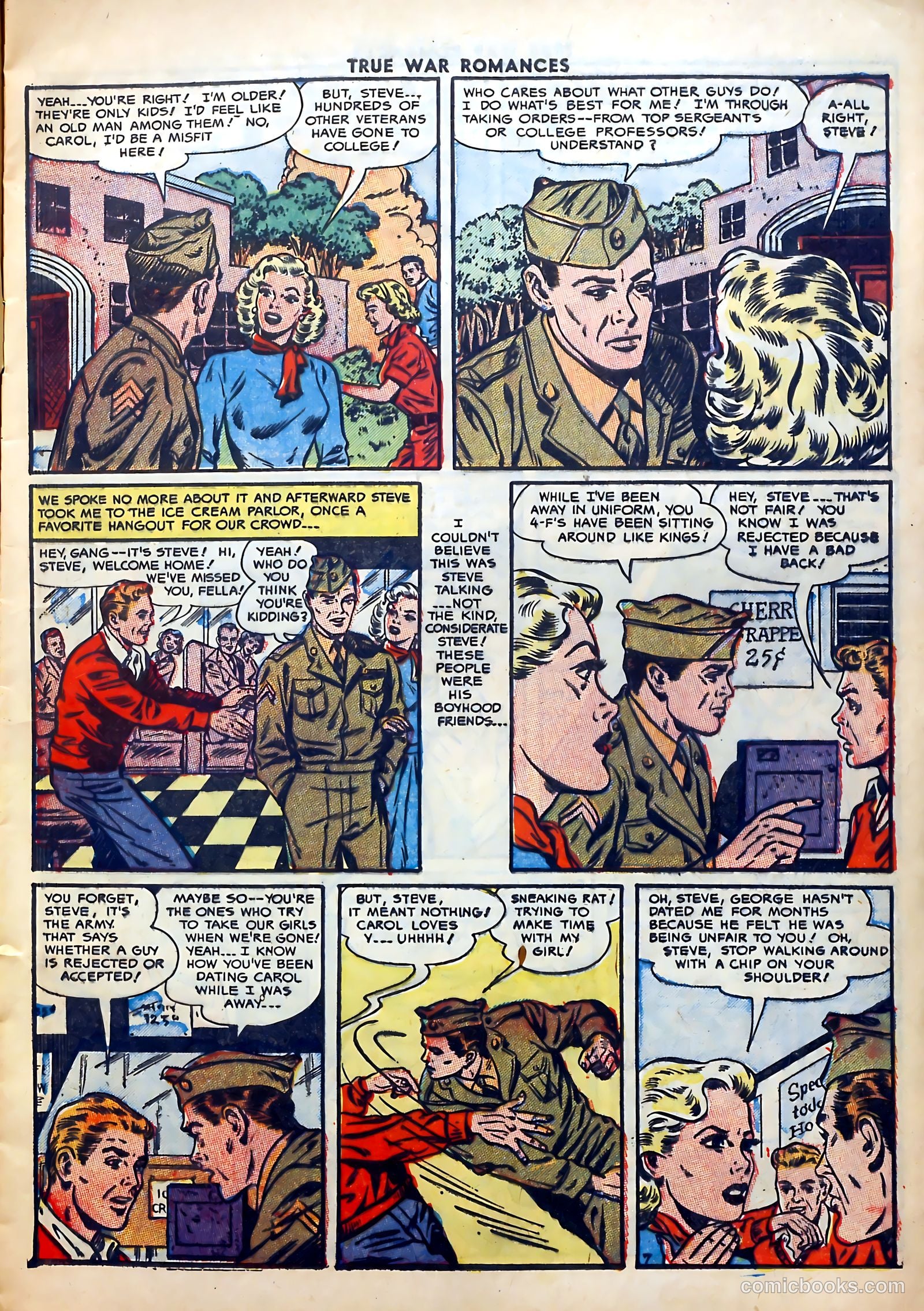 True War Romances #12 (1953) — page 9 of 37