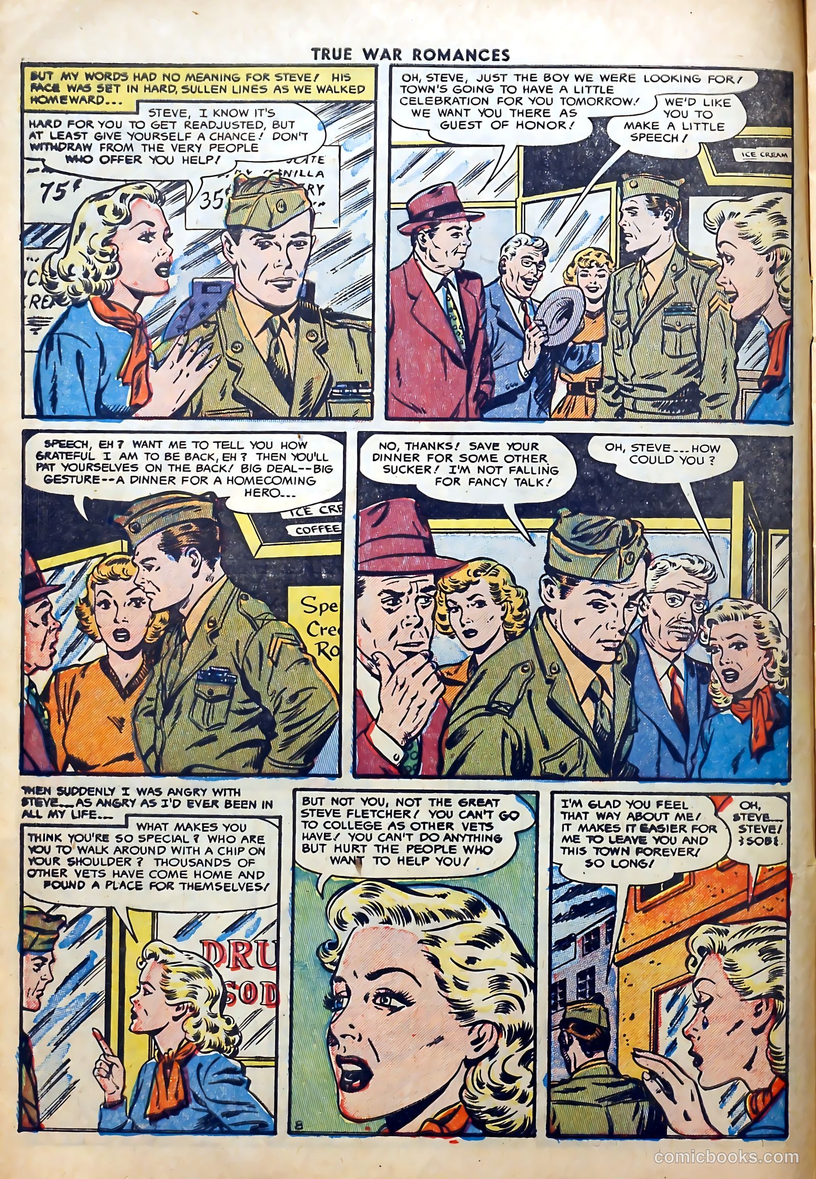 True War Romances #12 (1953) — page 10 of 37
