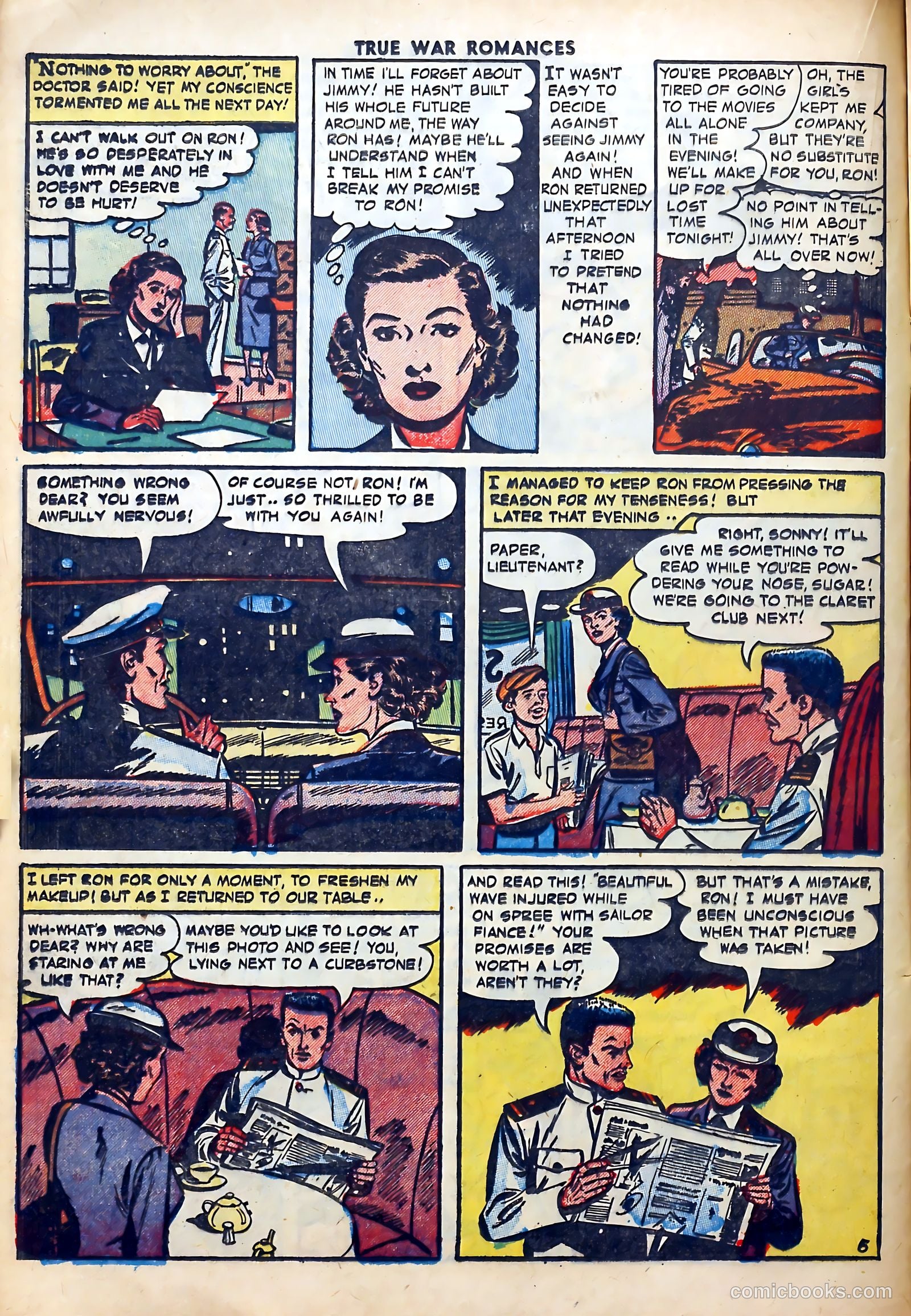 True War Romances #12 (1953) — page 16 of 37