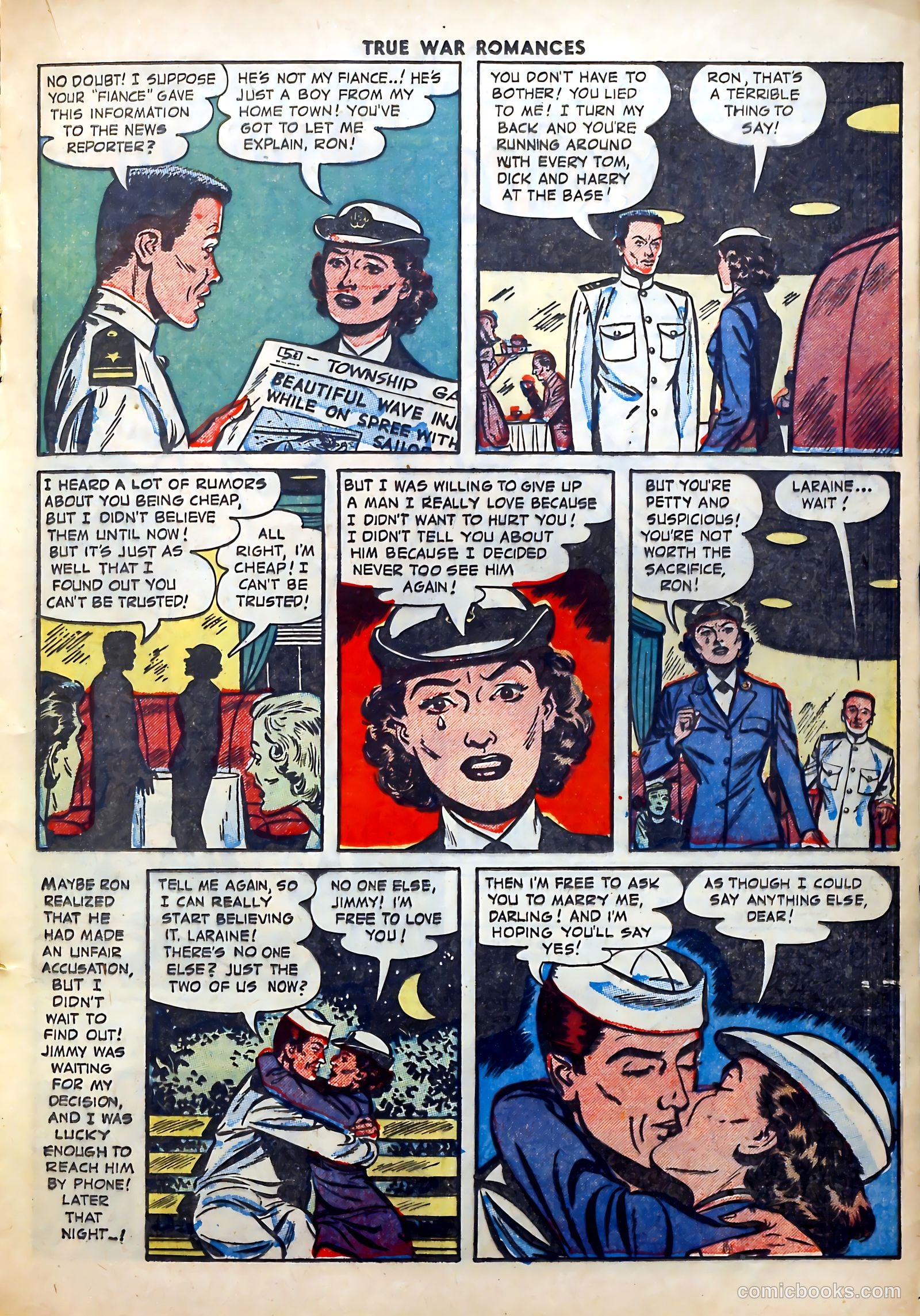 True War Romances #12 (1953) — page 17 of 37
