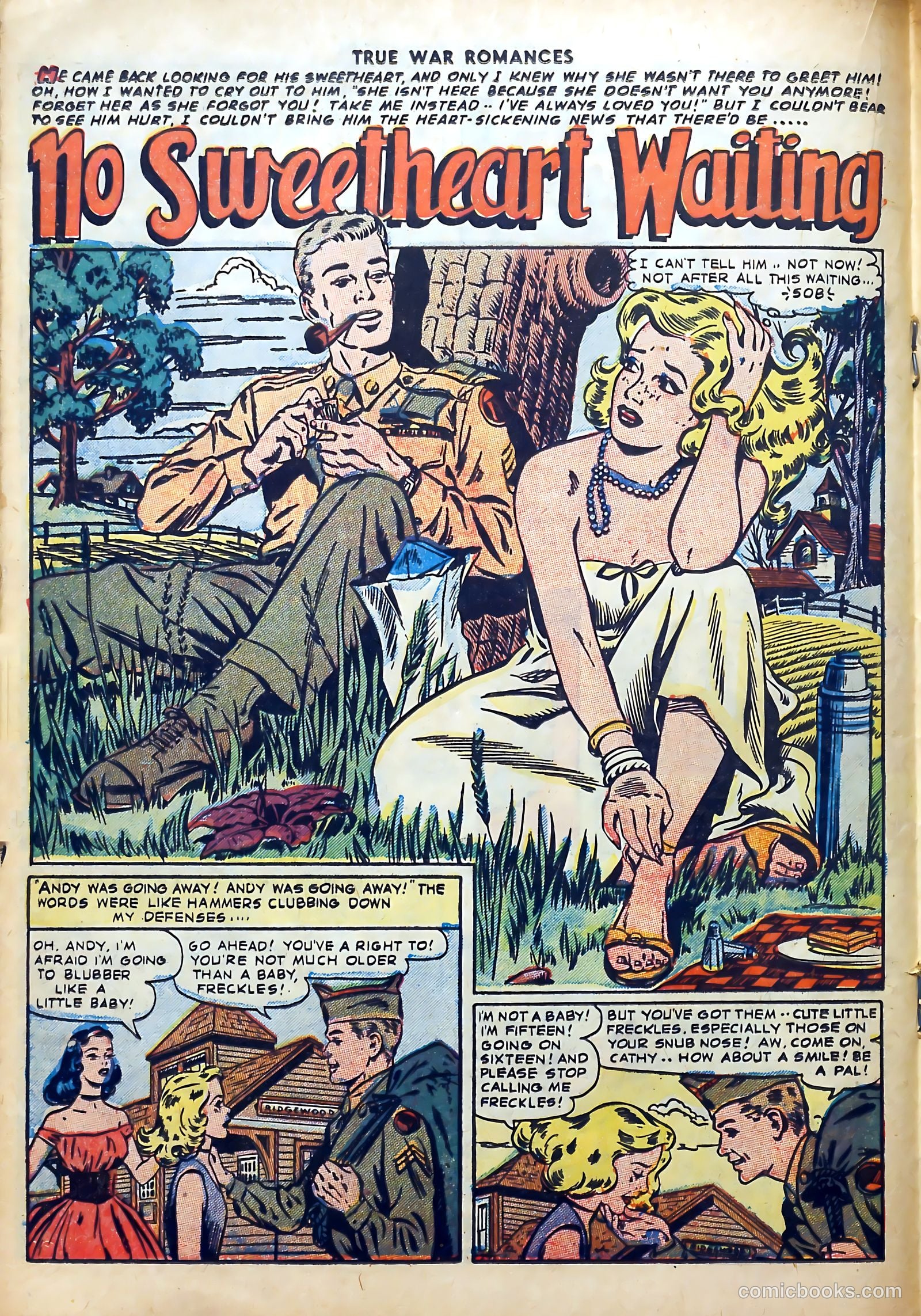 True War Romances #12 (1953) — page 18 of 37