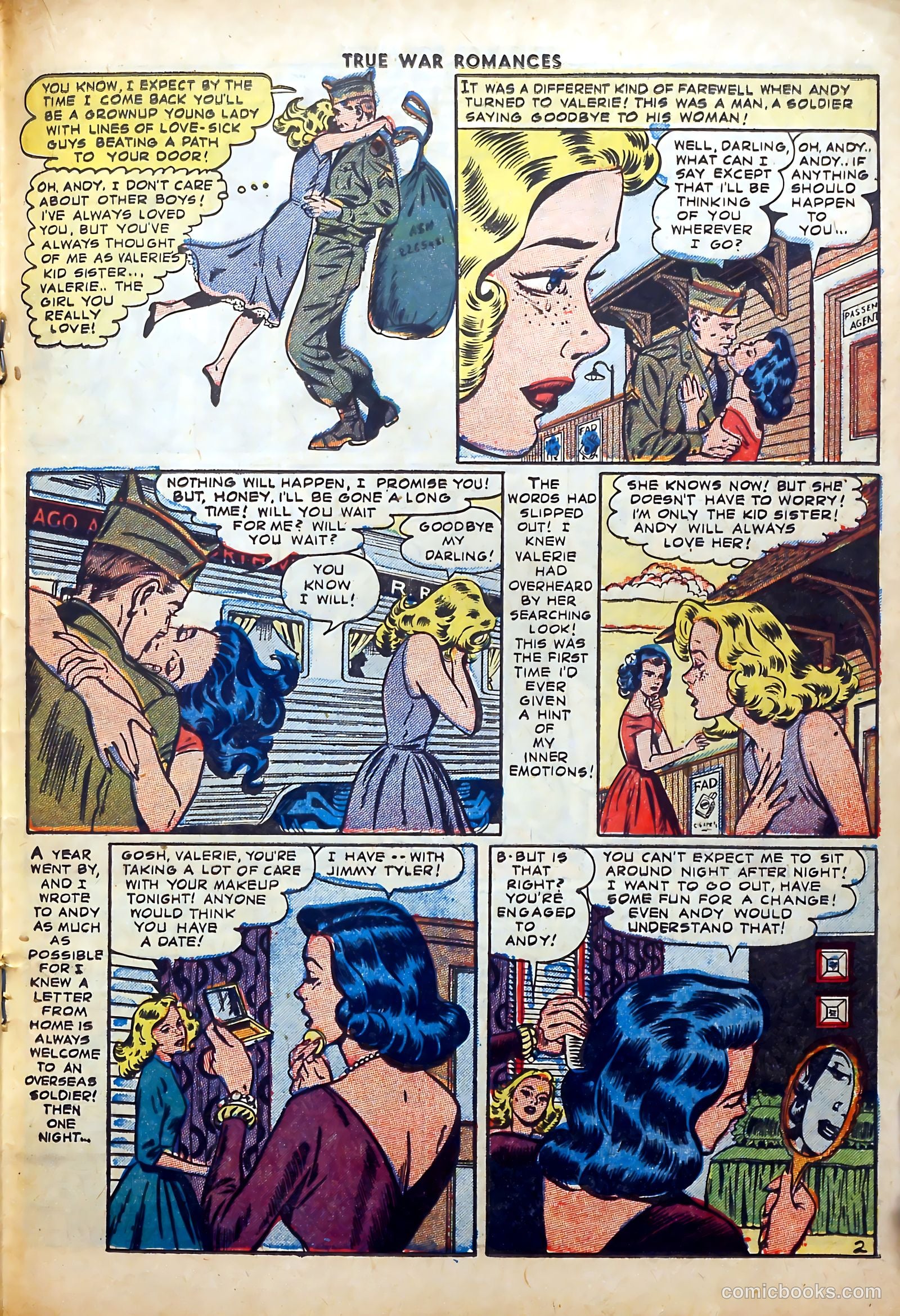 True War Romances #12 (1953) — page 19 of 37