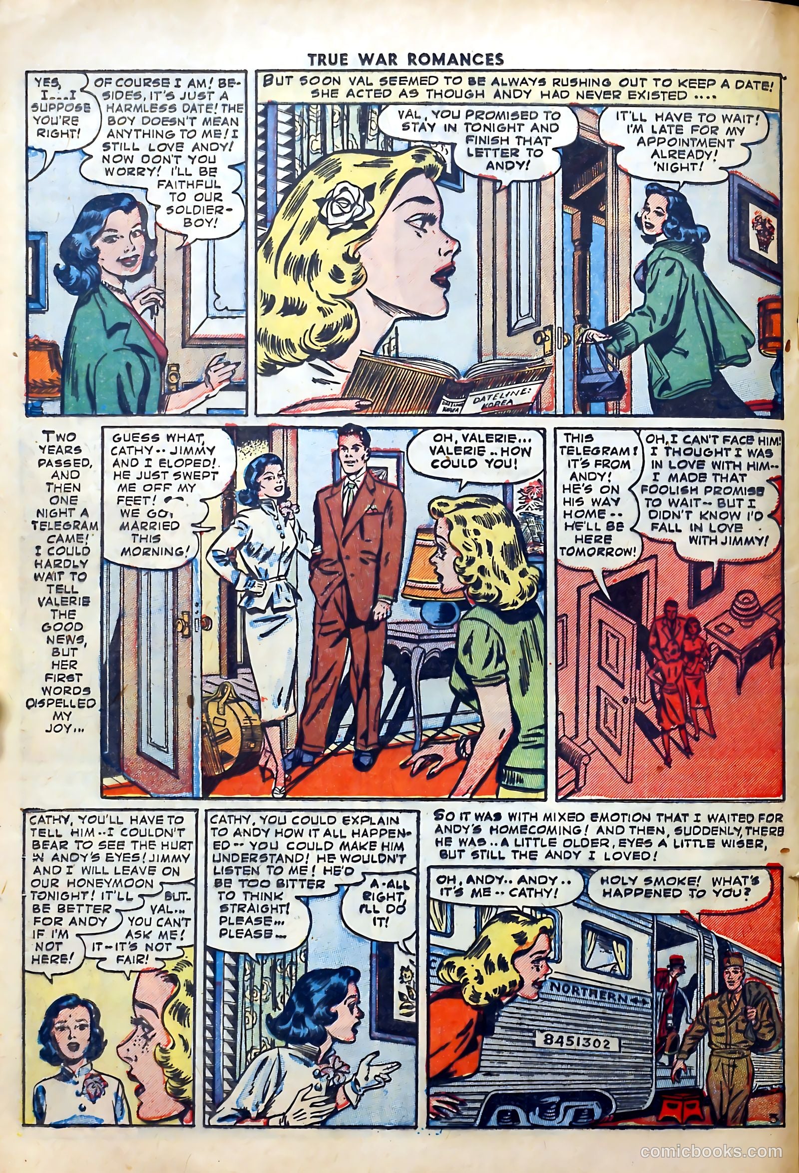 True War Romances #12 (1953) — page 20 of 37