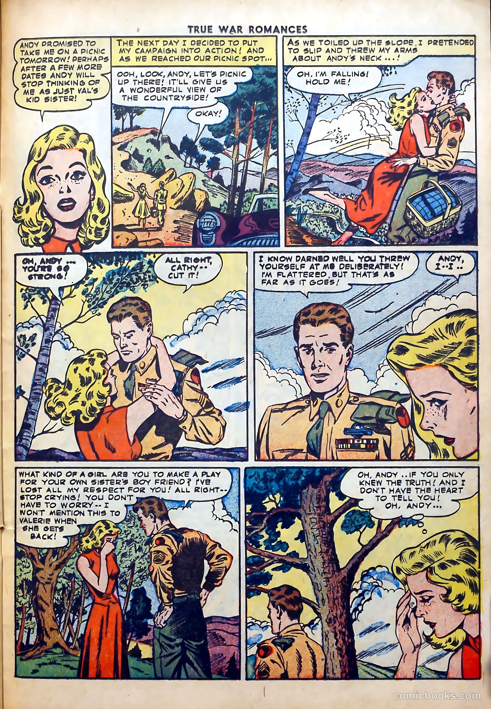 True War Romances #12 (1953) — page 23 of 37