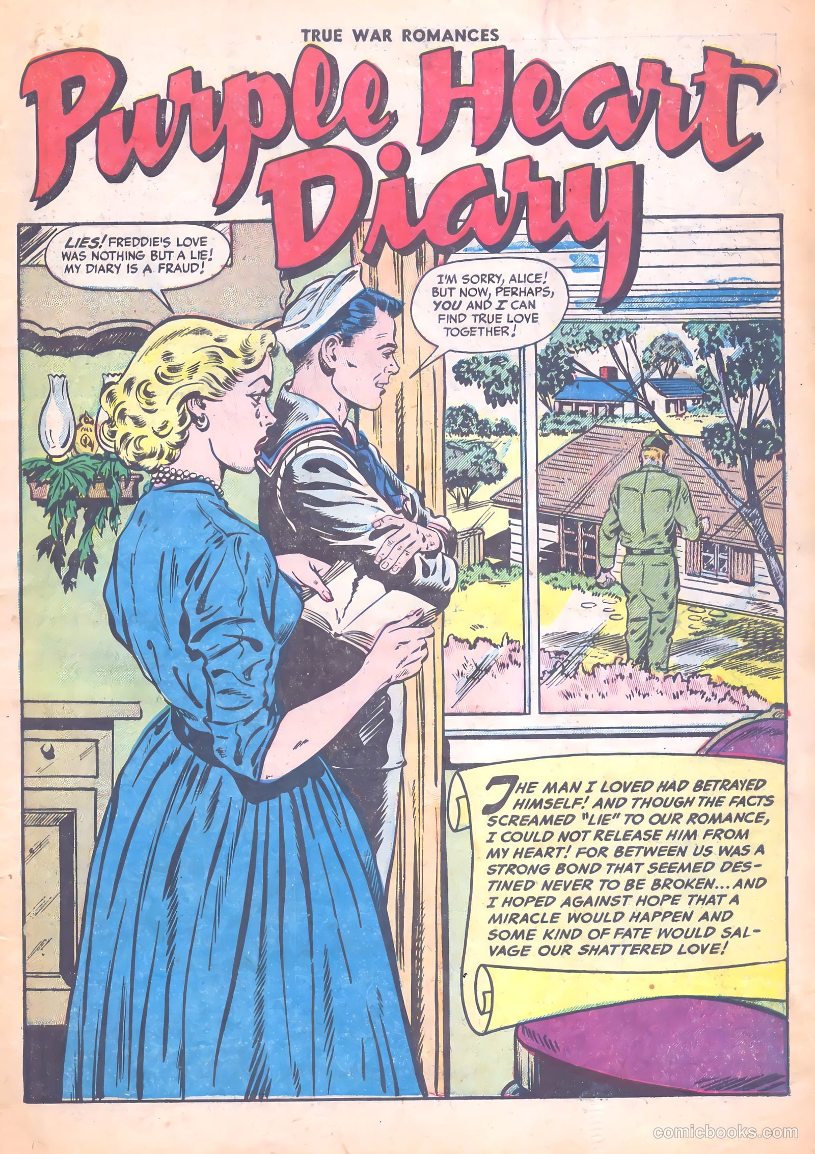 True War Romances #13 (1954) — page 3 of 36