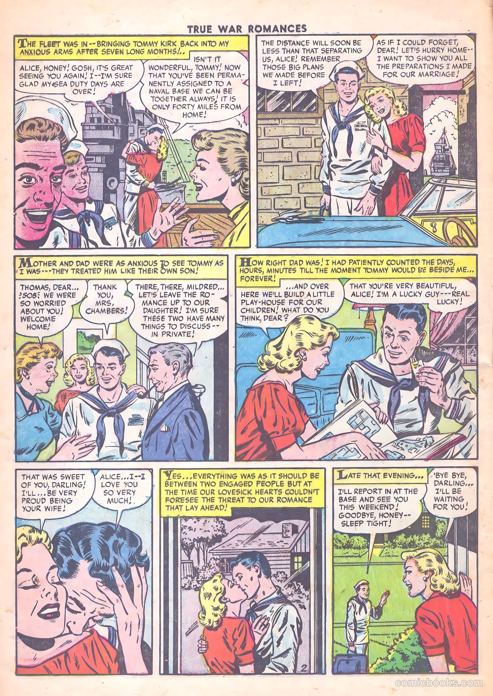 True War Romances #13 (1954) — page 4 of 36