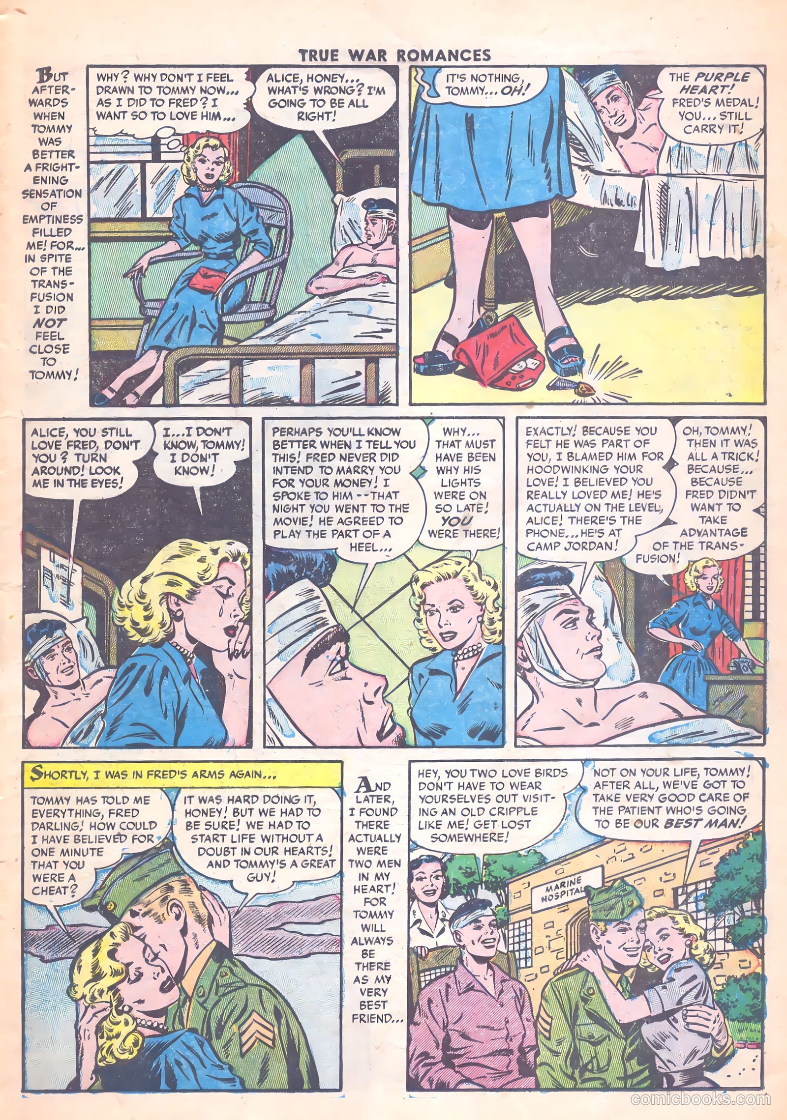 True War Romances #13 (1954) — page 11 of 36